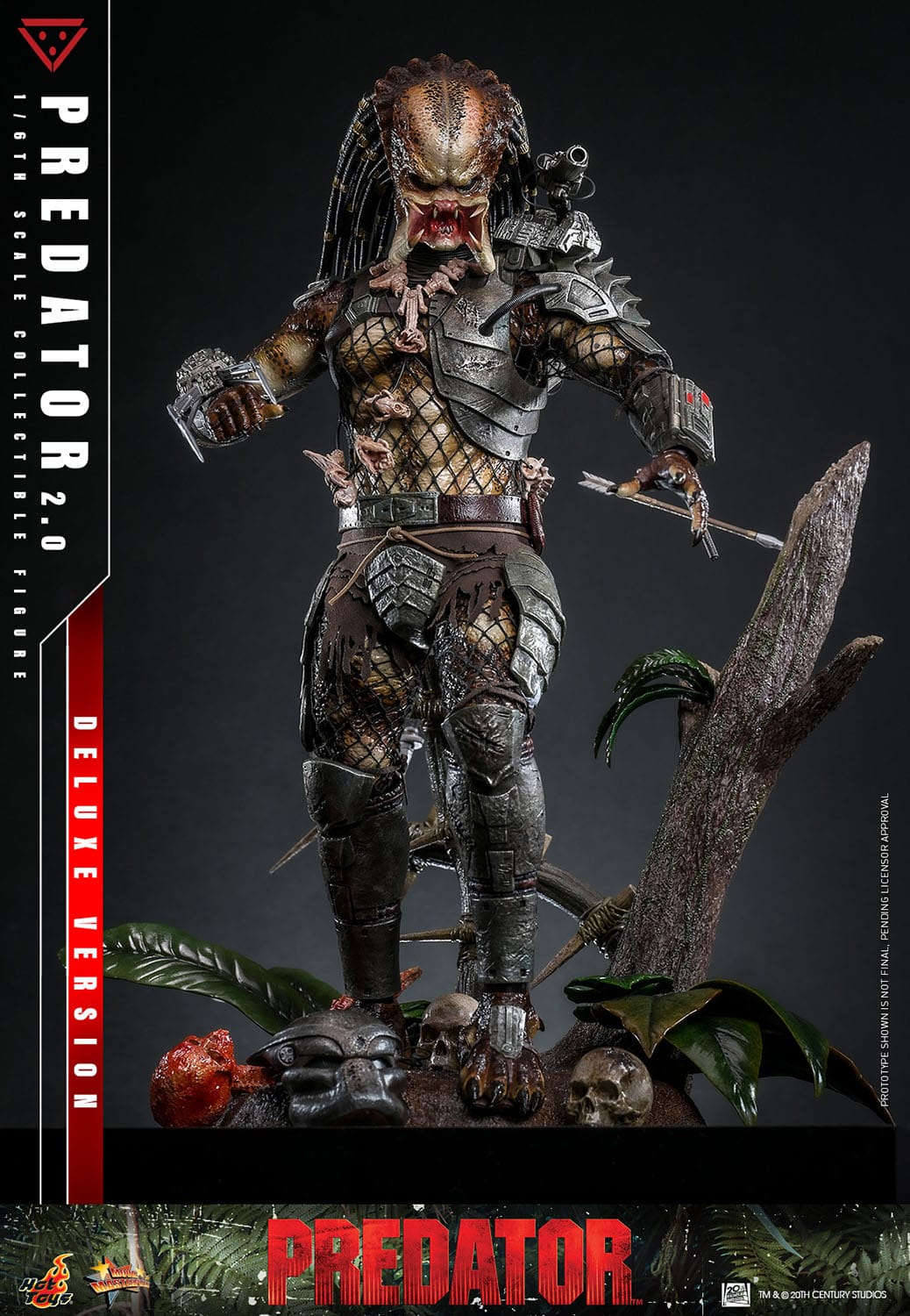 Predator: Predator 2.0: Deluxe: 1/6th Scale Action Figure - Hot Toys Action Figure