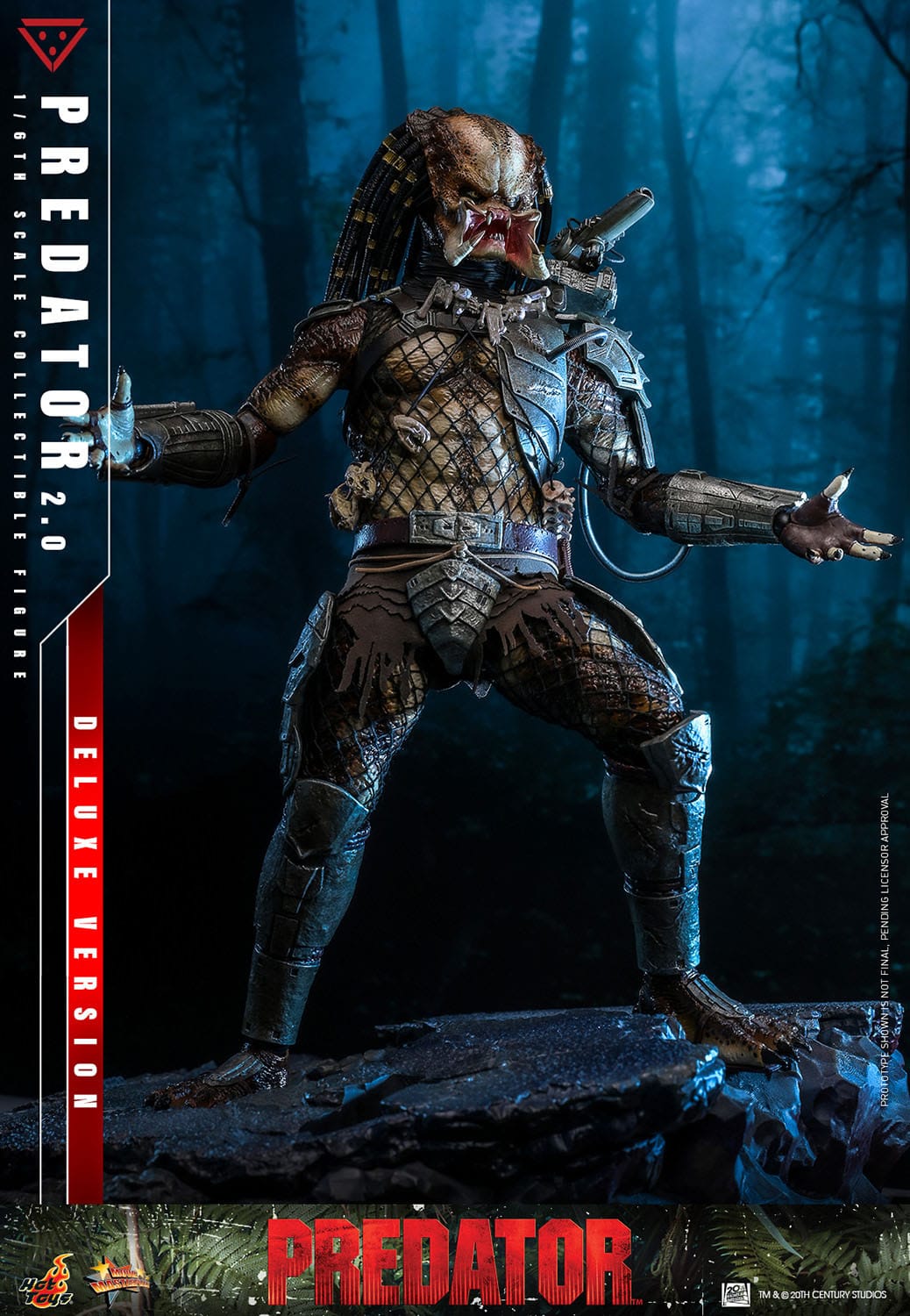 Predator: Predator 2.0: Deluxe: 1/6th Scale Action Figure - Hot Toys Action Figure