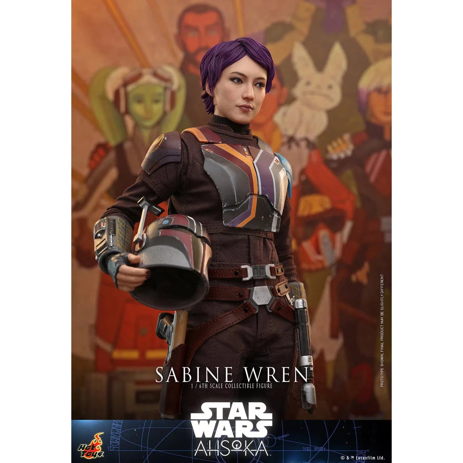 Sabine Wren: Star Wars: Ahsoka: Hot Toys Hot Toys