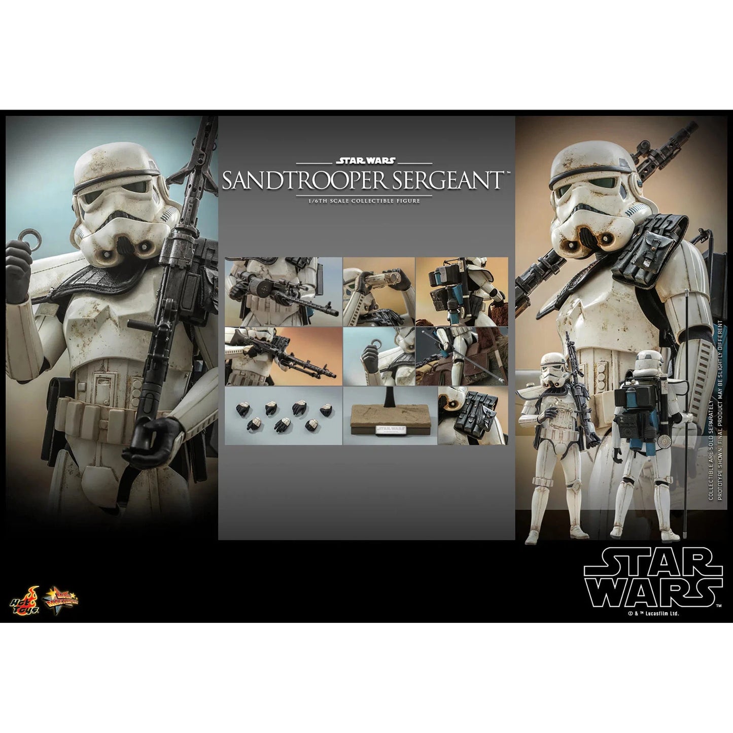 Sandtrooper Sergeant: Star Wars: A New Hope - Hot Toys Action Figures