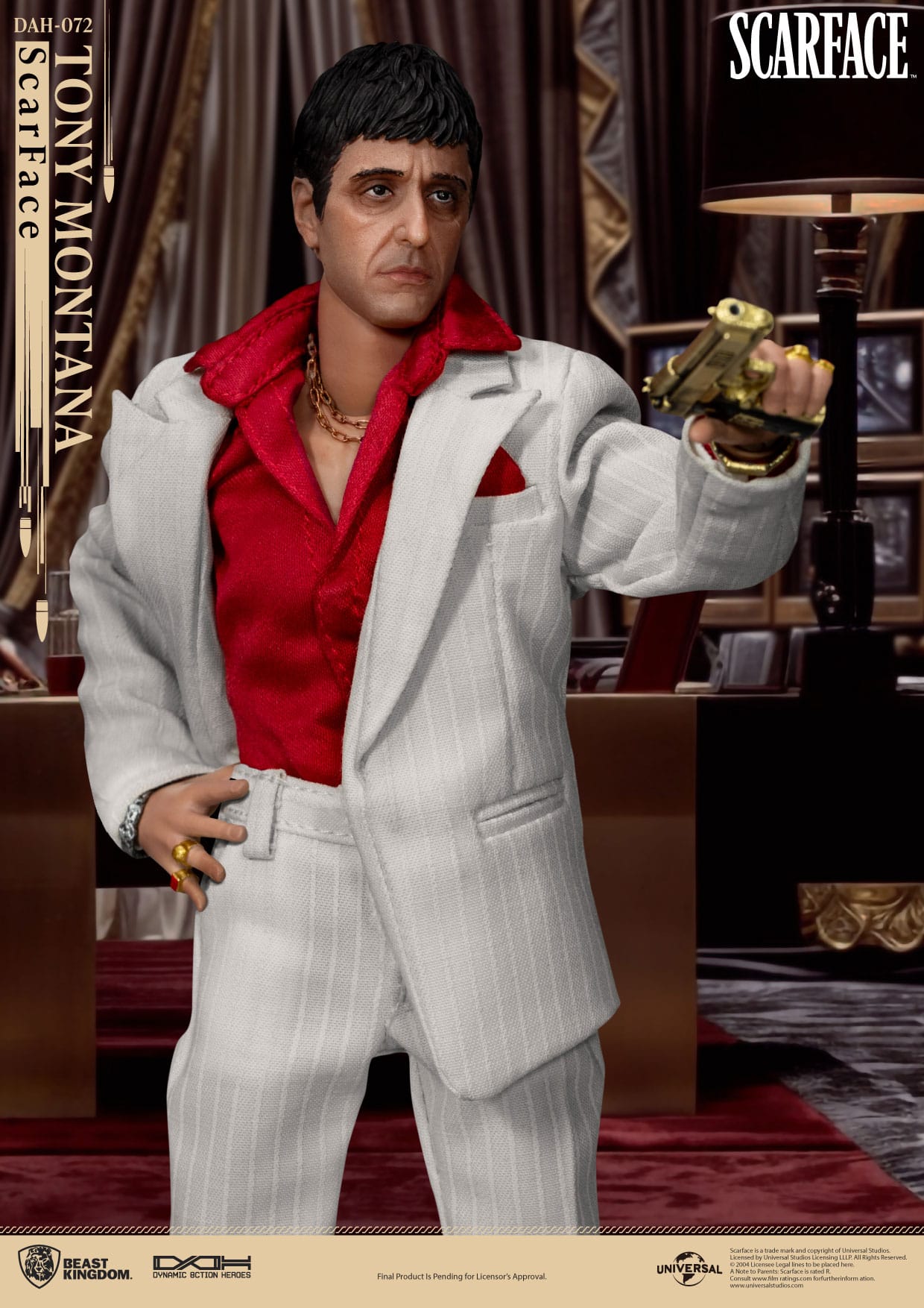 Scarface (1983): Tony Montana: Dynamic 8ction Heroes: 20cm Action Figure - Beast Kingdom Action Figure