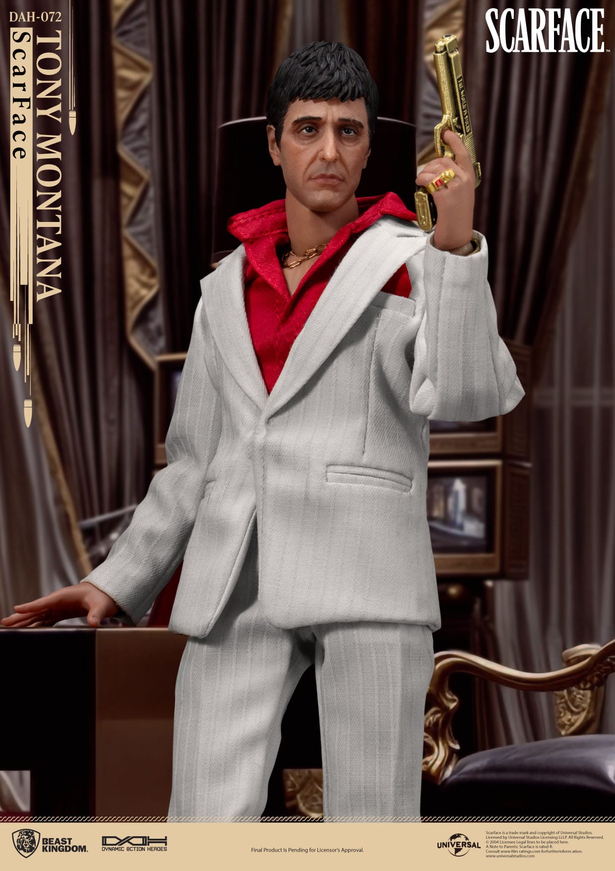 Scarface (1983): Tony Montana: Dynamic 8ction Heroes: 20cm Action Figure - Beast Kingdom Action Figure