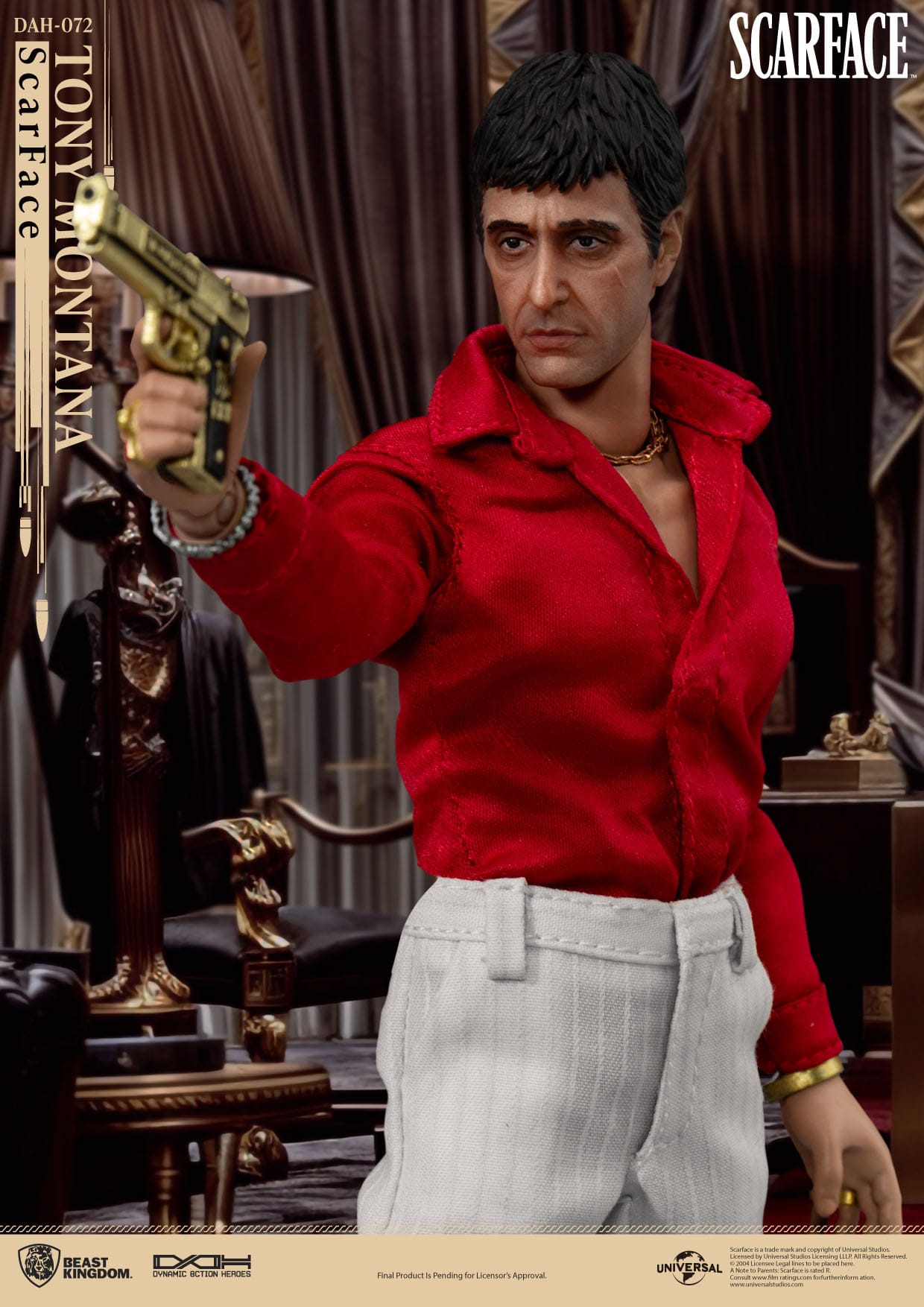 Scarface (1983): Tony Montana: Dynamic 8ction Heroes: 20cm Action Figure - Beast Kingdom Action Figure