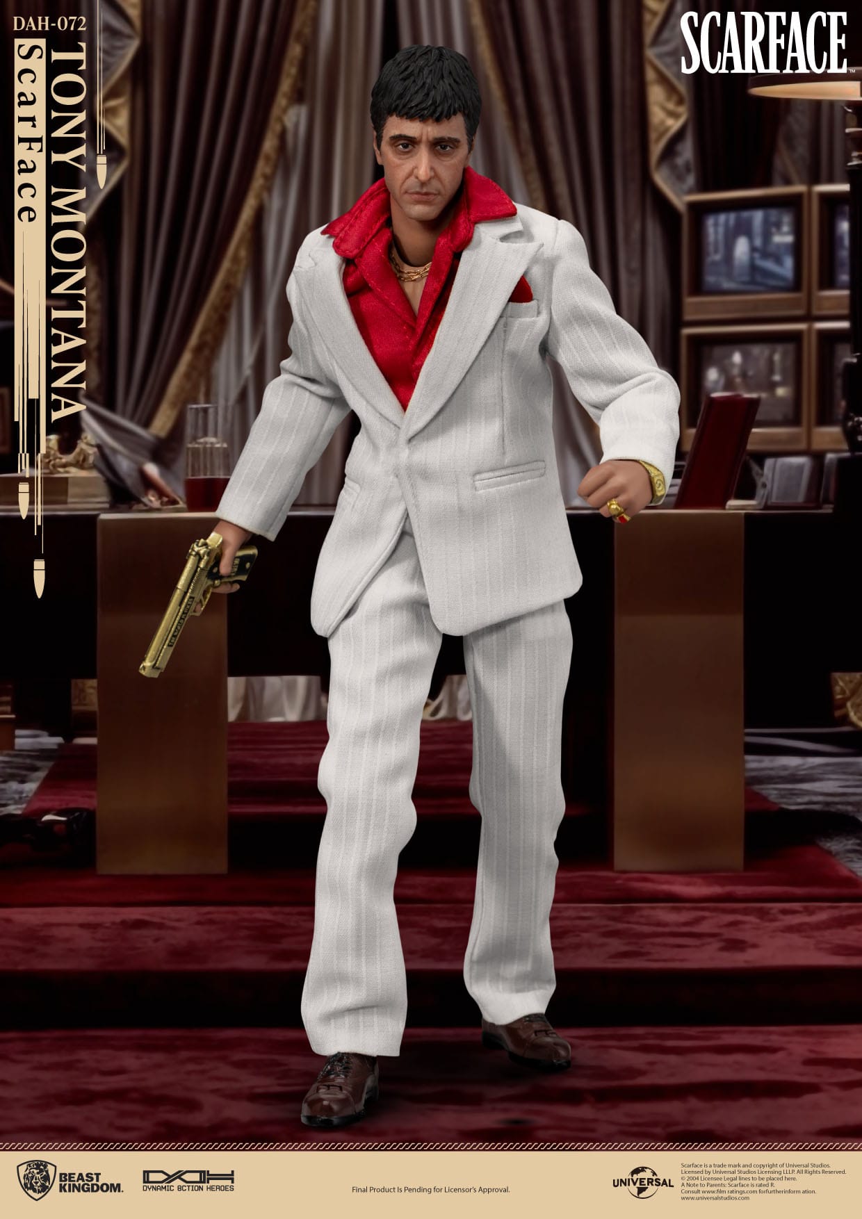 Scarface (1983): Tony Montana: Dynamic 8ction Heroes: 20cm Action Figure - Beast Kingdom Action Figure