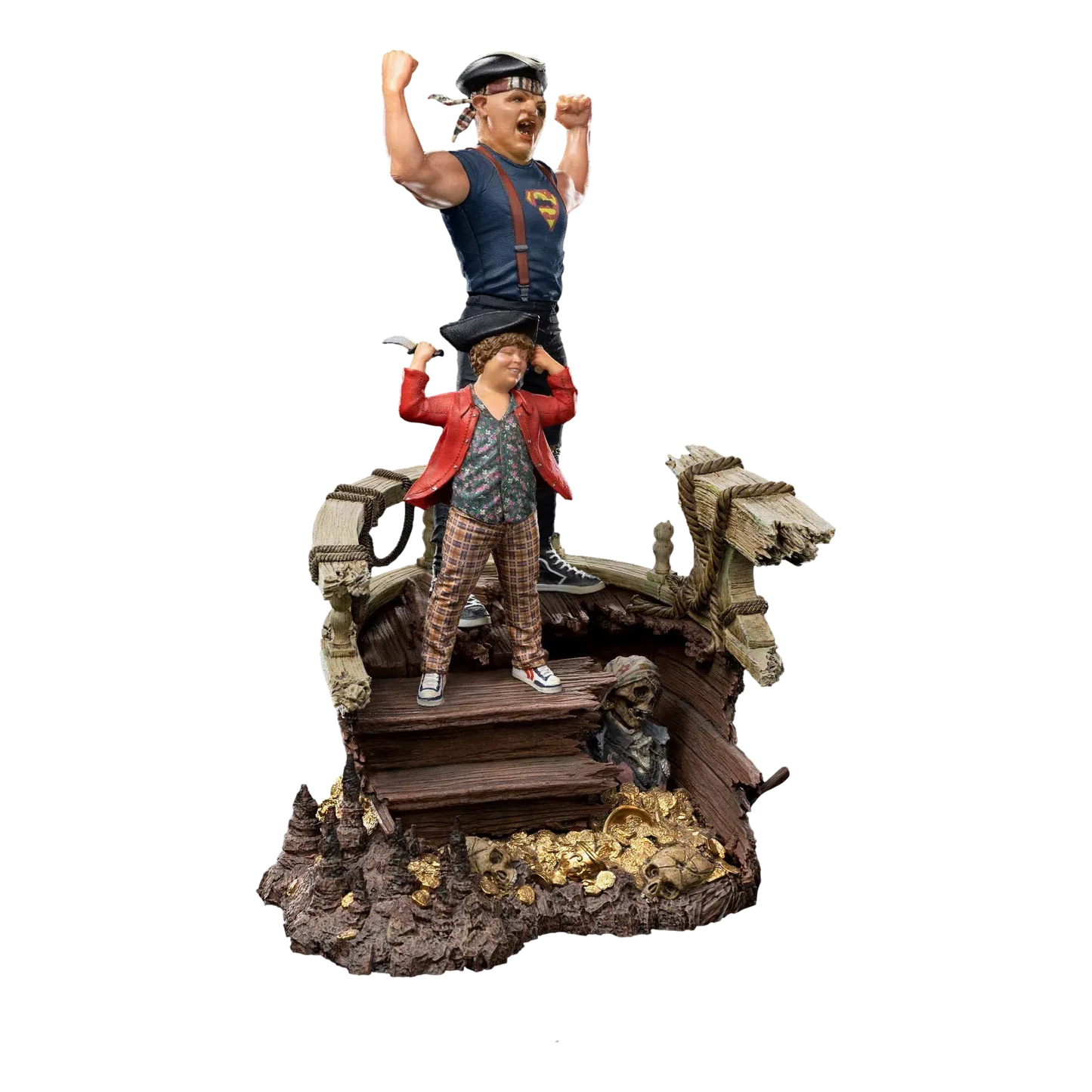 Sloth And Chunk: Deluxe: The Goonies: 1/10 Art Scale - Iron Studios Statue