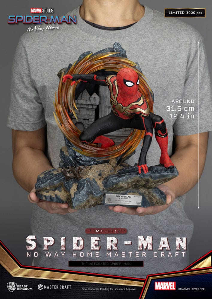 Spider-Man: No Way Home: The Integrated Spider-Man: Master Craft Statue - Beast Kingdom Toys Statue