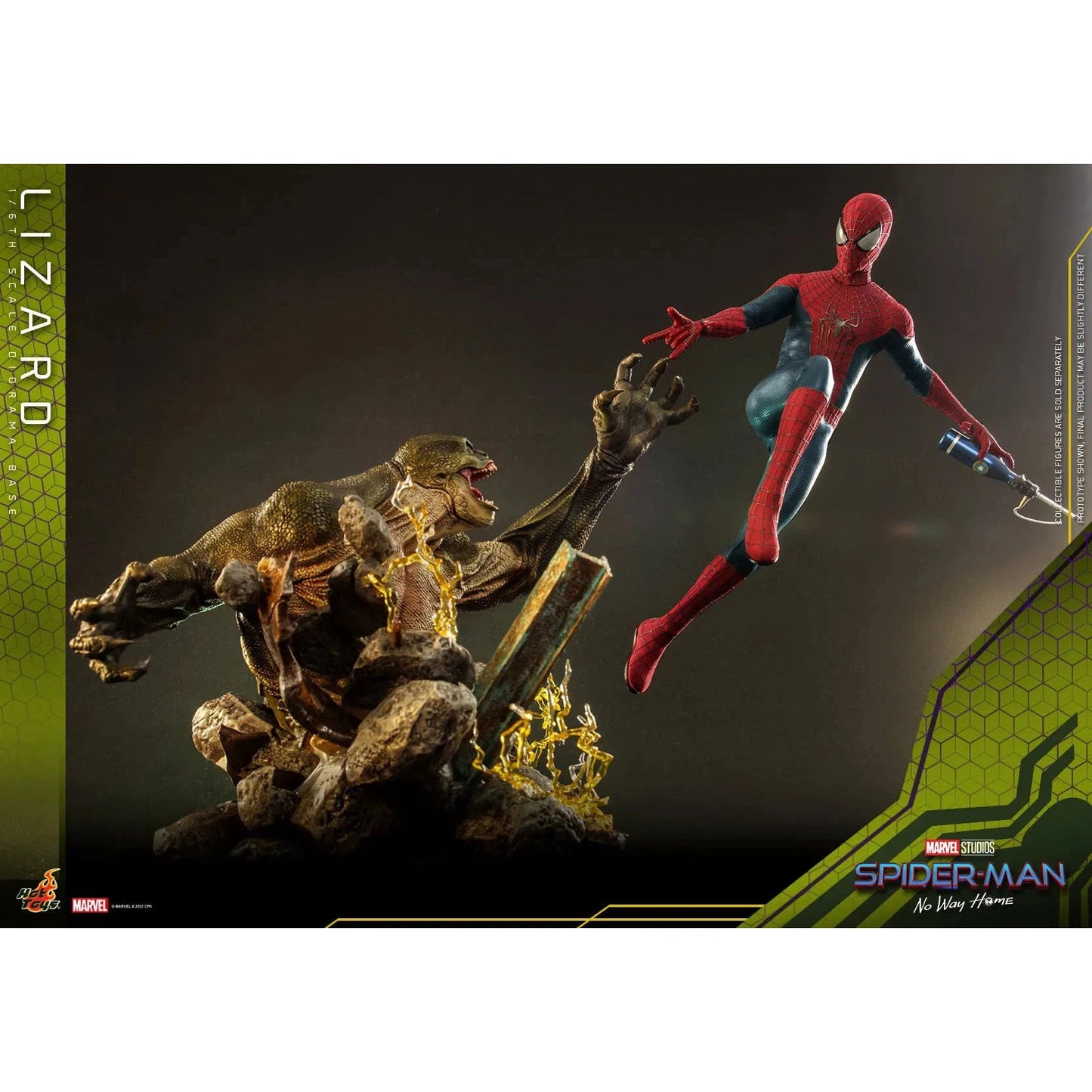 Spider-Man: With Lizard: The Amazing Spider-Man 2 - Hot Toys Action Figure
