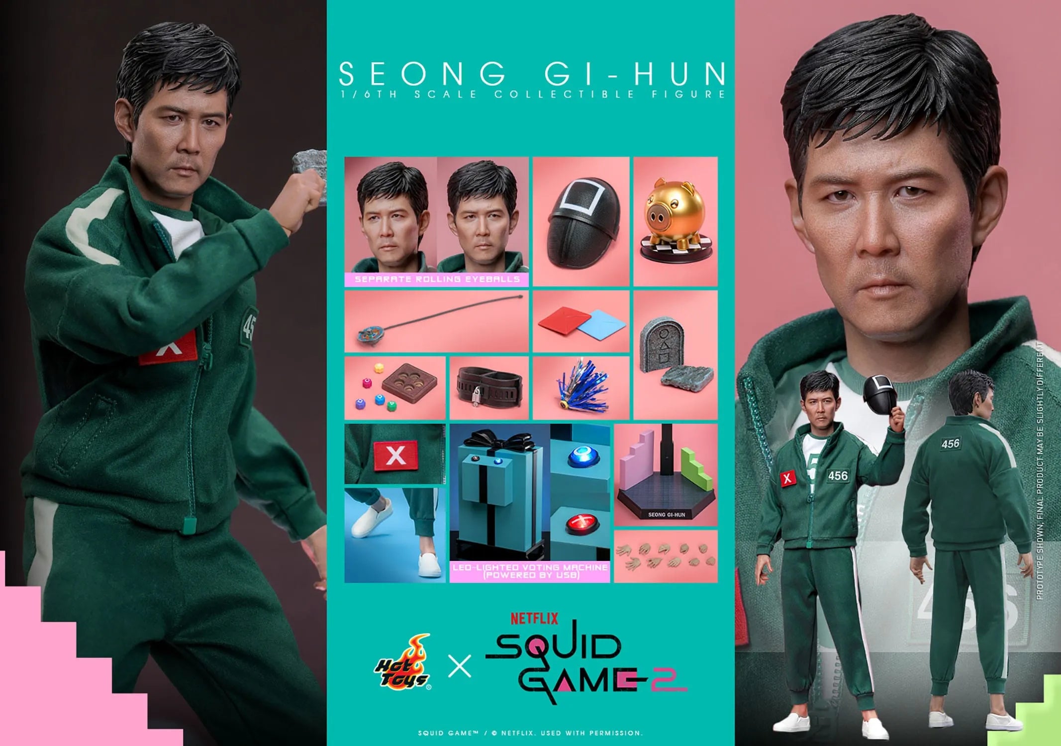 Squid Game 2: Seong Gi-hun: TMS153: 1/6th Scale Action Figure: Hot Toys Hot Toys
