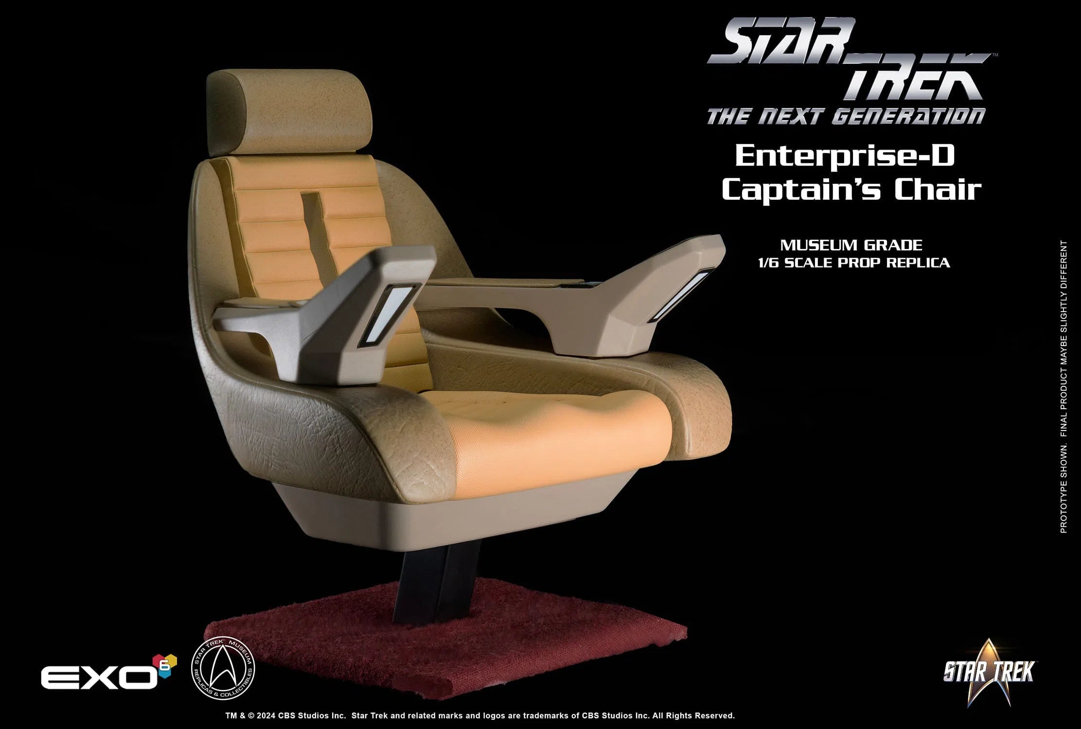 Star Trek: The Next Generation: Captains Chair: Sixth Scale EXO-6