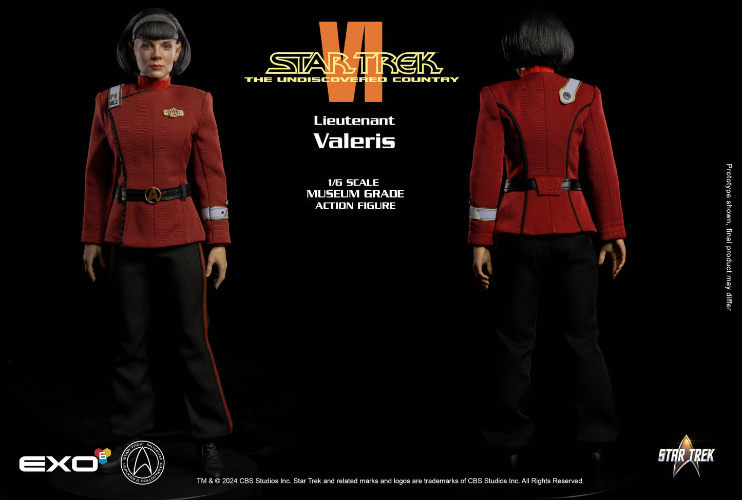Star Trek VI: The Undiscovered Country: Lt. Valeris - EXO-6 Action Figures