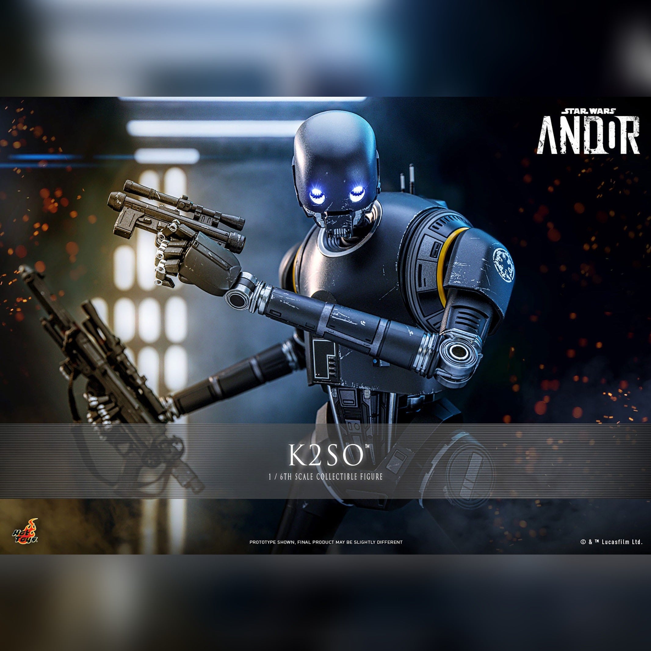 Star Wars: Andor: K-2SO: 1/6th Scale Action Figure: Hot Toys Hot Toys