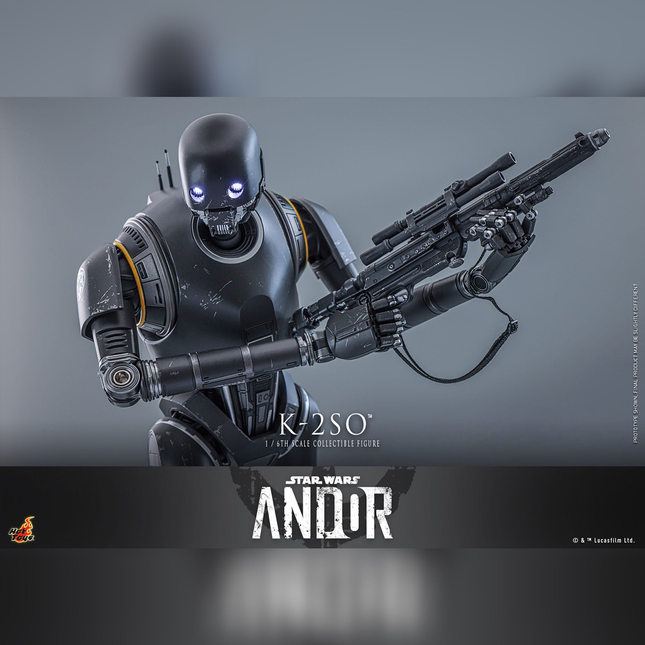 Star Wars: Andor: K-2SO: 1/6th Scale Action Figure: Hot Toys Hot Toys