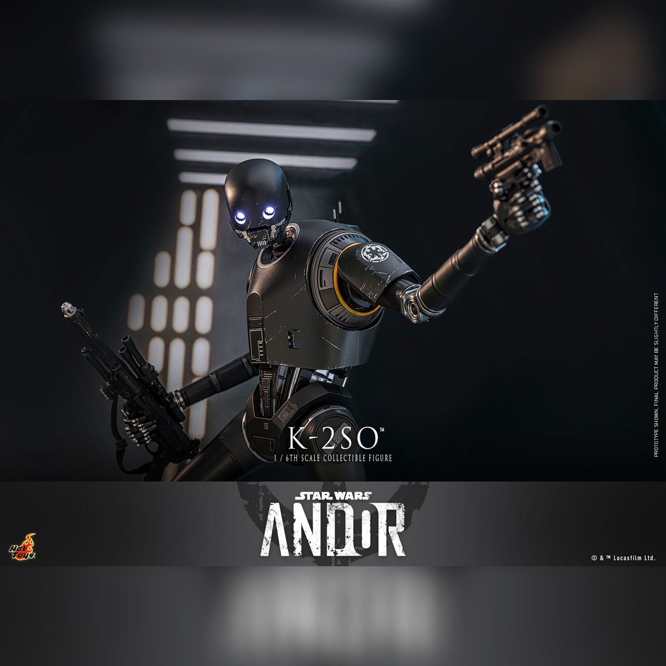 Star Wars: Andor: K-2SO: 1/6th Scale Action Figure: Hot Toys Hot Toys