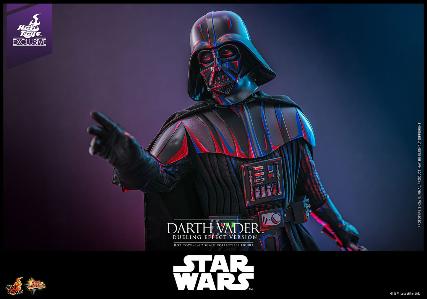 Star Wars: Darth Vader (Dueling Effect Version): Exclusive: 1/6th Scale Action Figure: Hot Toys Hot Toys