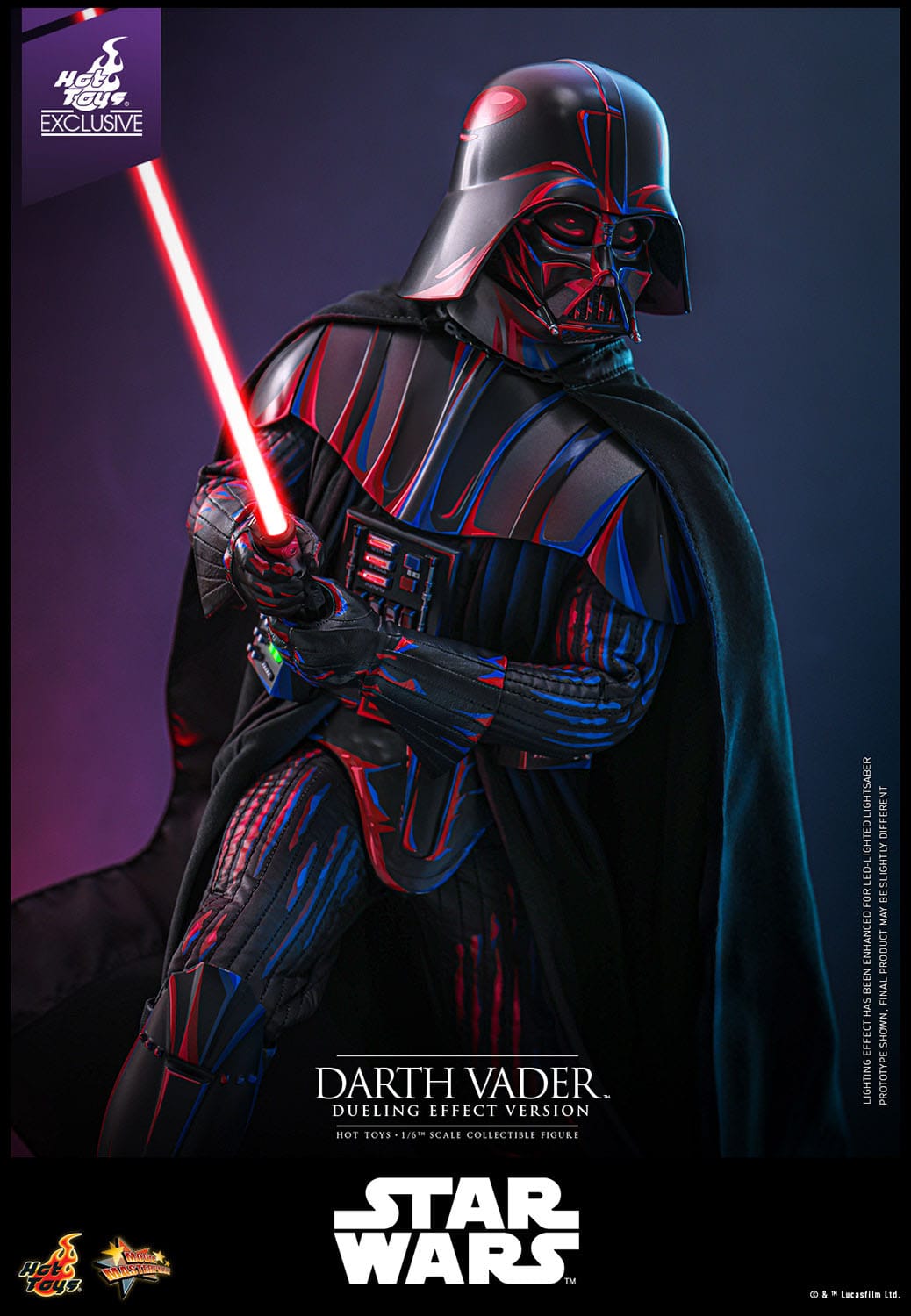 Star Wars: Darth Vader (Dueling Effect Version): Exclusive: 1/6th Scale Action Figure: Hot Toys Hot Toys