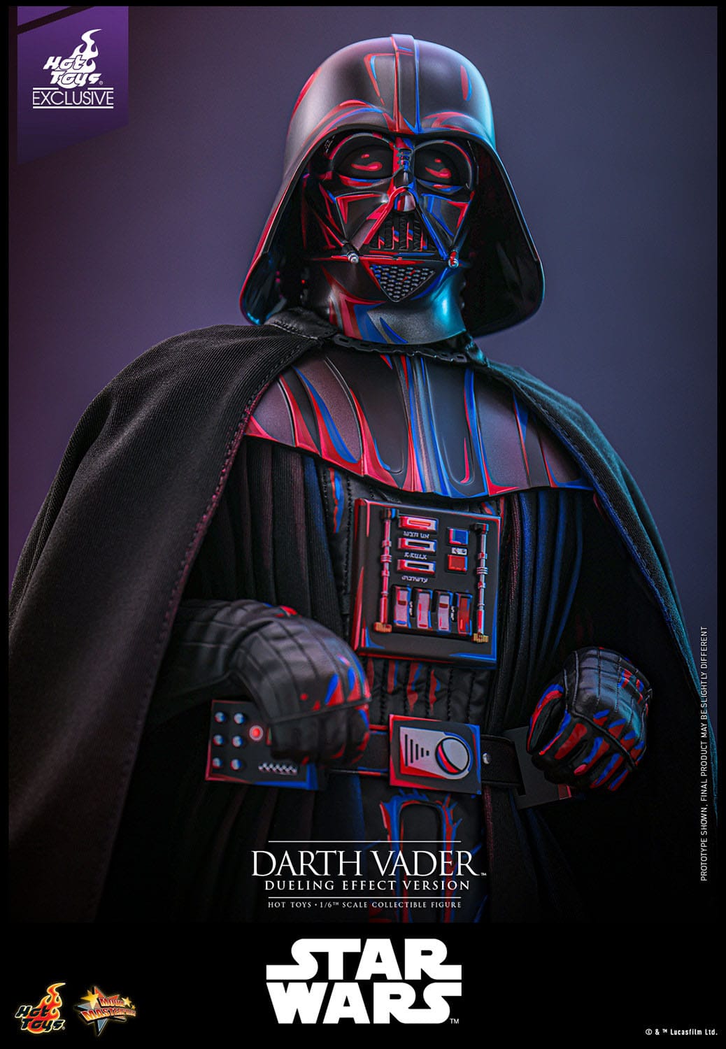 Star Wars: Darth Vader (Dueling Effect Version): Exclusive: 1/6th Scale Action Figure: Hot Toys Hot Toys