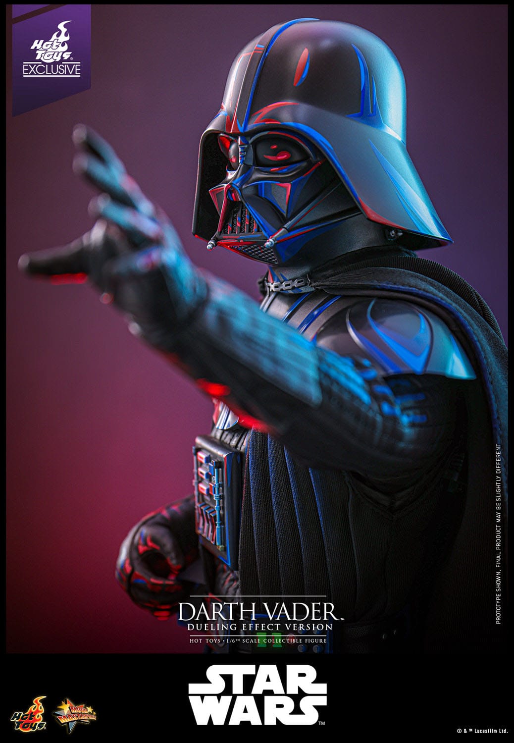Star Wars: Darth Vader (Dueling Effect Version): Exclusive: 1/6th Scale Action Figure: Hot Toys Hot Toys