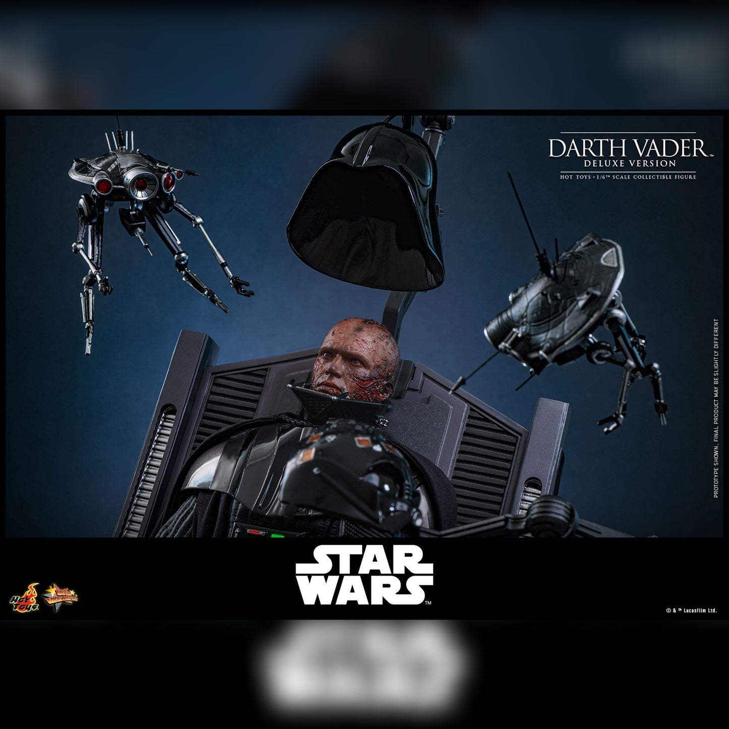 Star Wars: Episode III: Darth Vader: Deluxe: 1/6th Scale Action Figure: Hot Toys MMS810 Hot Toys