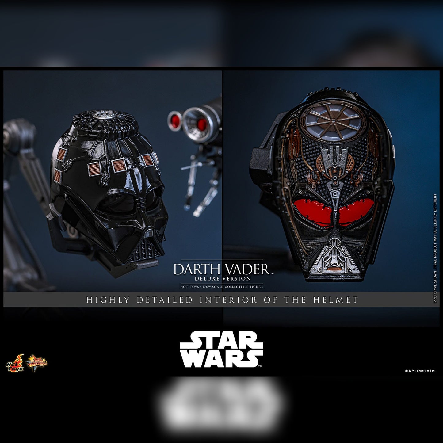 Star Wars: Episode III: Darth Vader: Deluxe: 1/6th Scale Action Figure: Hot Toys MMS810 Hot Toys