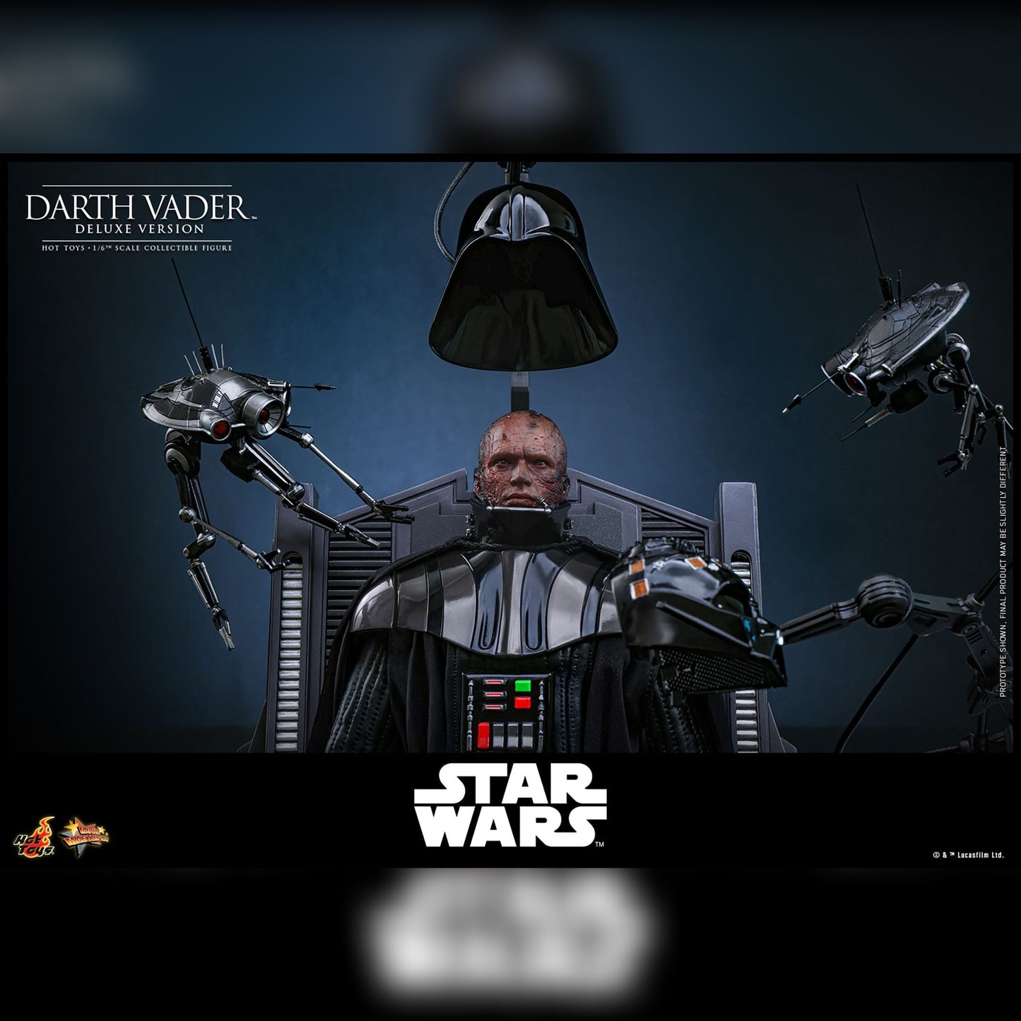 Star Wars: Episode III: Darth Vader: Deluxe: 1/6th Scale Action Figure: Hot Toys MMS810 Hot Toys