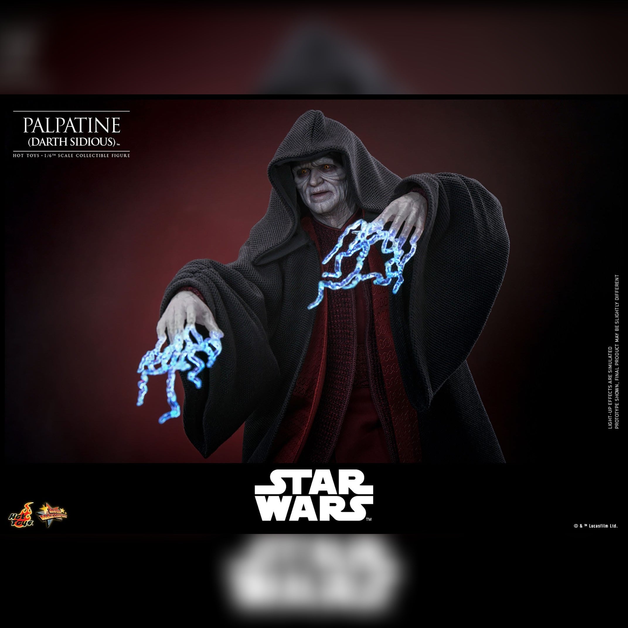 Star Wars: Episode III: Palpatine (Darth Sidious) 1/6th Scale Action Figure: Hot Toys Hot Toys
