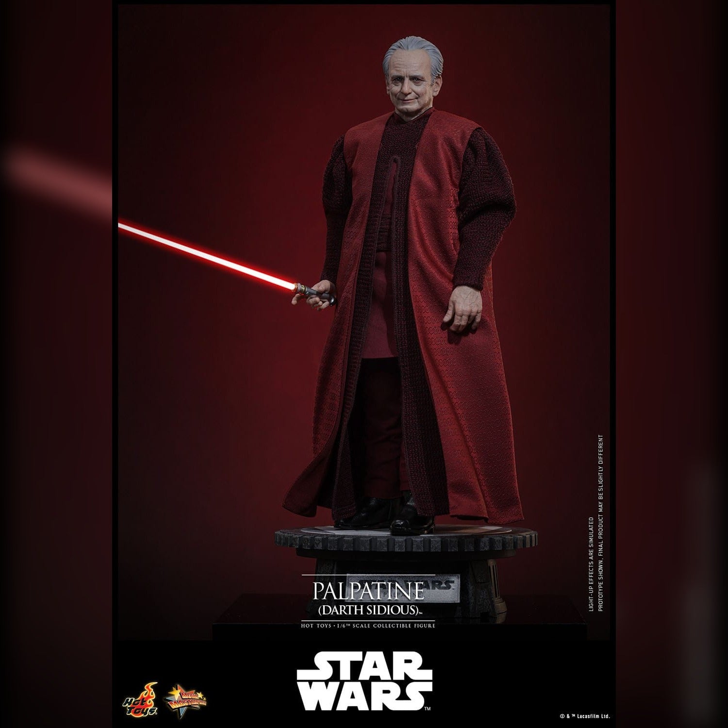 Star Wars: Episode III: Palpatine (Darth Sidious) 1/6th Scale Action Figure: Hot Toys Hot Toys