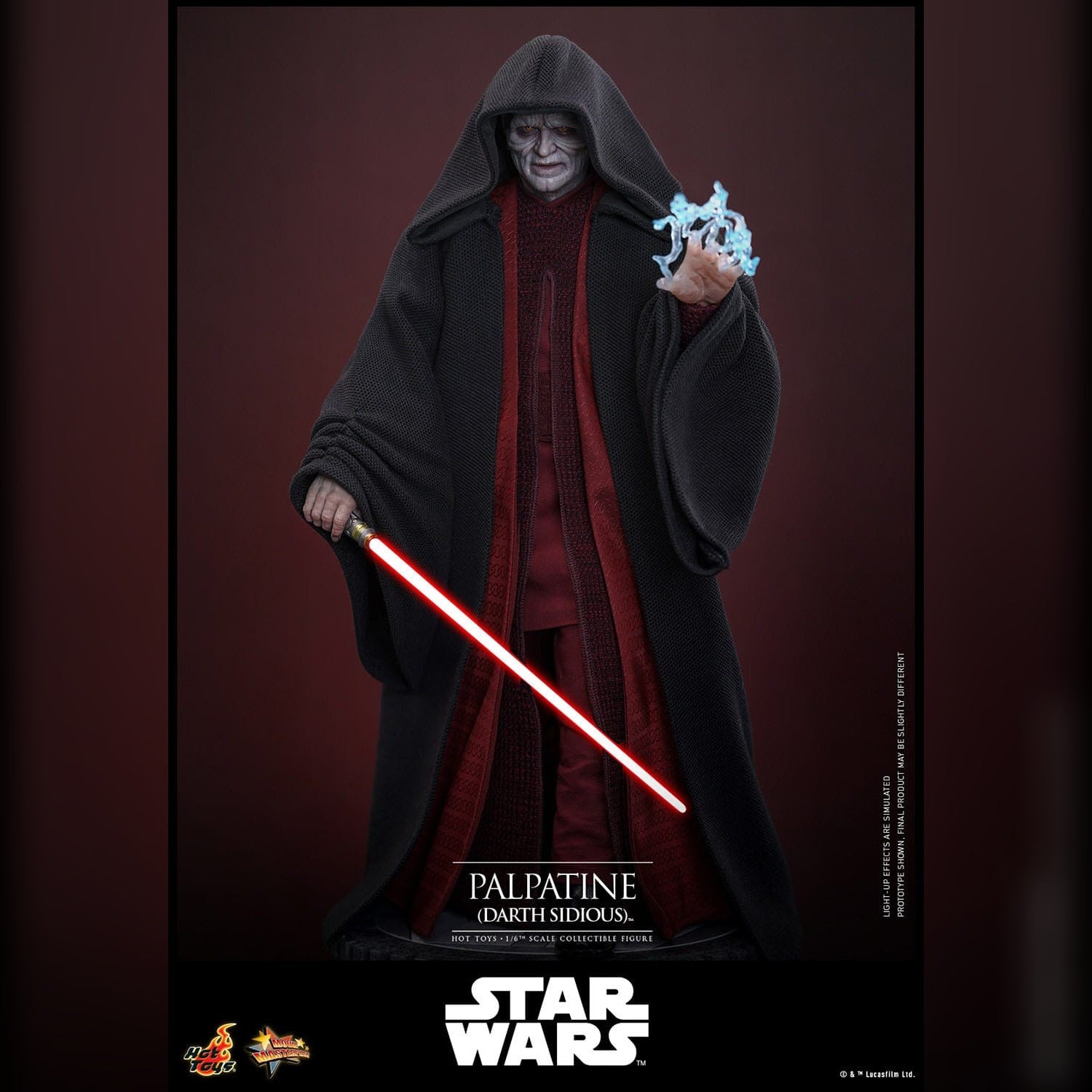 Star Wars: Episode III: Palpatine (Darth Sidious) 1/6th Scale Action Figure: Hot Toys Hot Toys