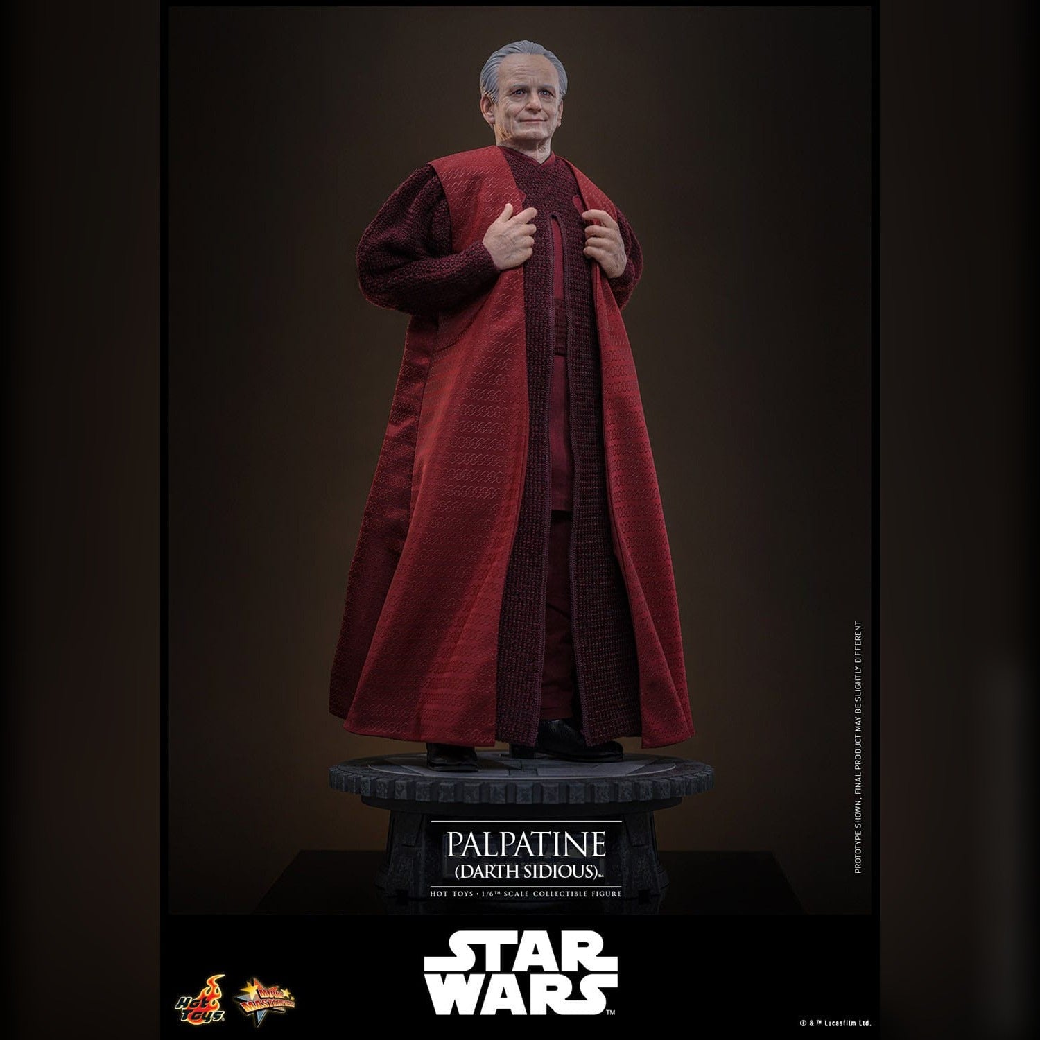 Star Wars: Episode III: Palpatine (Darth Sidious) 1/6th Scale Action Figure: Hot Toys Hot Toys