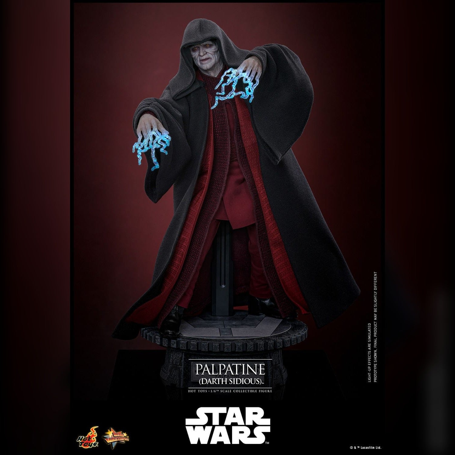 Star Wars: Episode III: Palpatine (Darth Sidious) 1/6th Scale Action Figure: Hot Toys Hot Toys