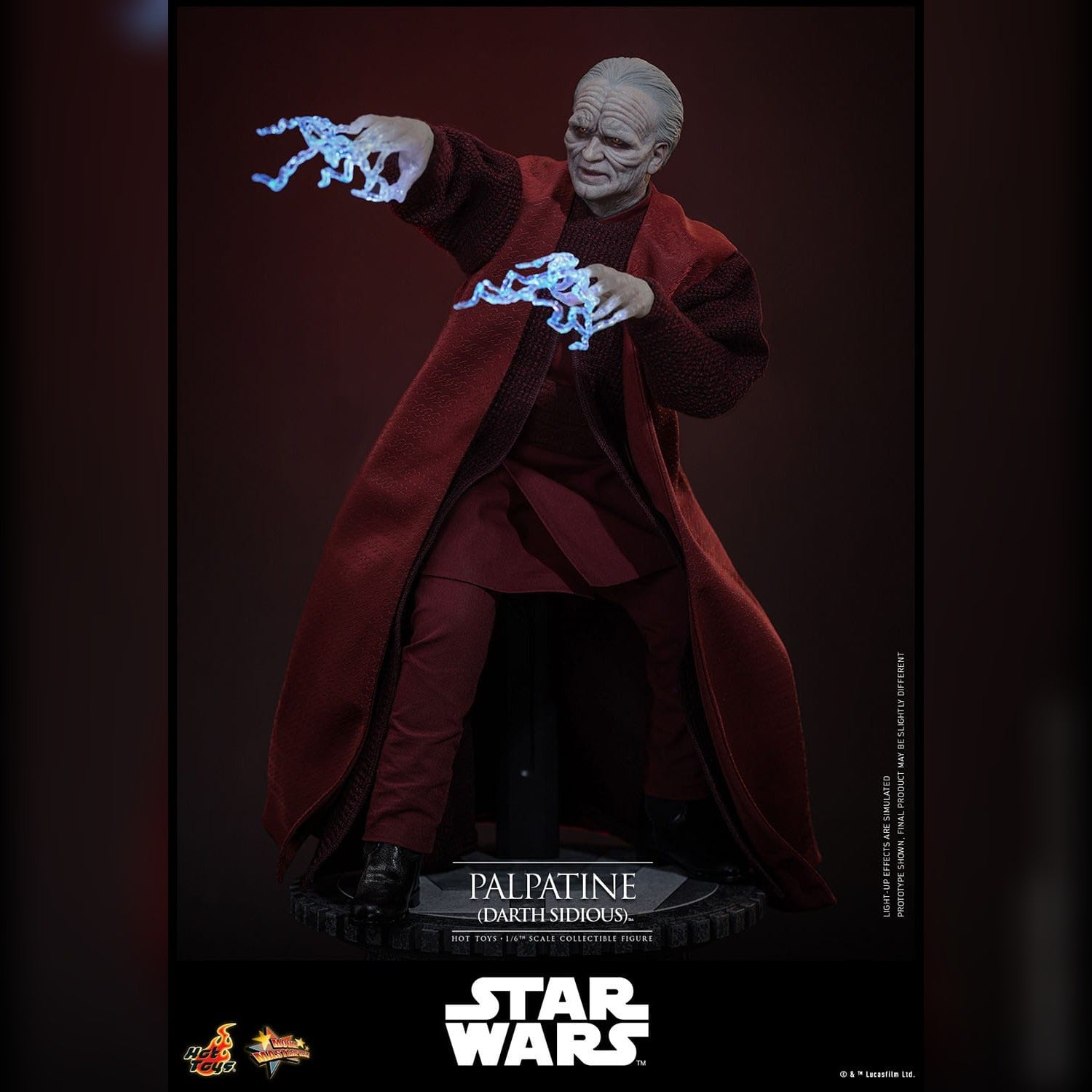 Star Wars: Episode III: Palpatine (Darth Sidious) 1/6th Scale Action Figure: Hot Toys Hot Toys