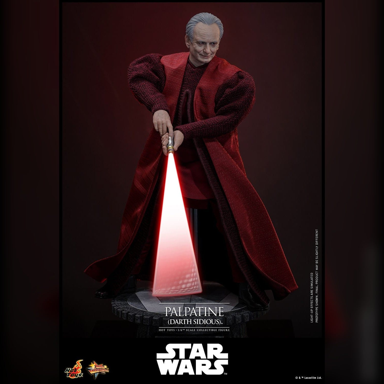 Star Wars: Episode III: Palpatine (Darth Sidious) 1/6th Scale Action Figure: Hot Toys Hot Toys