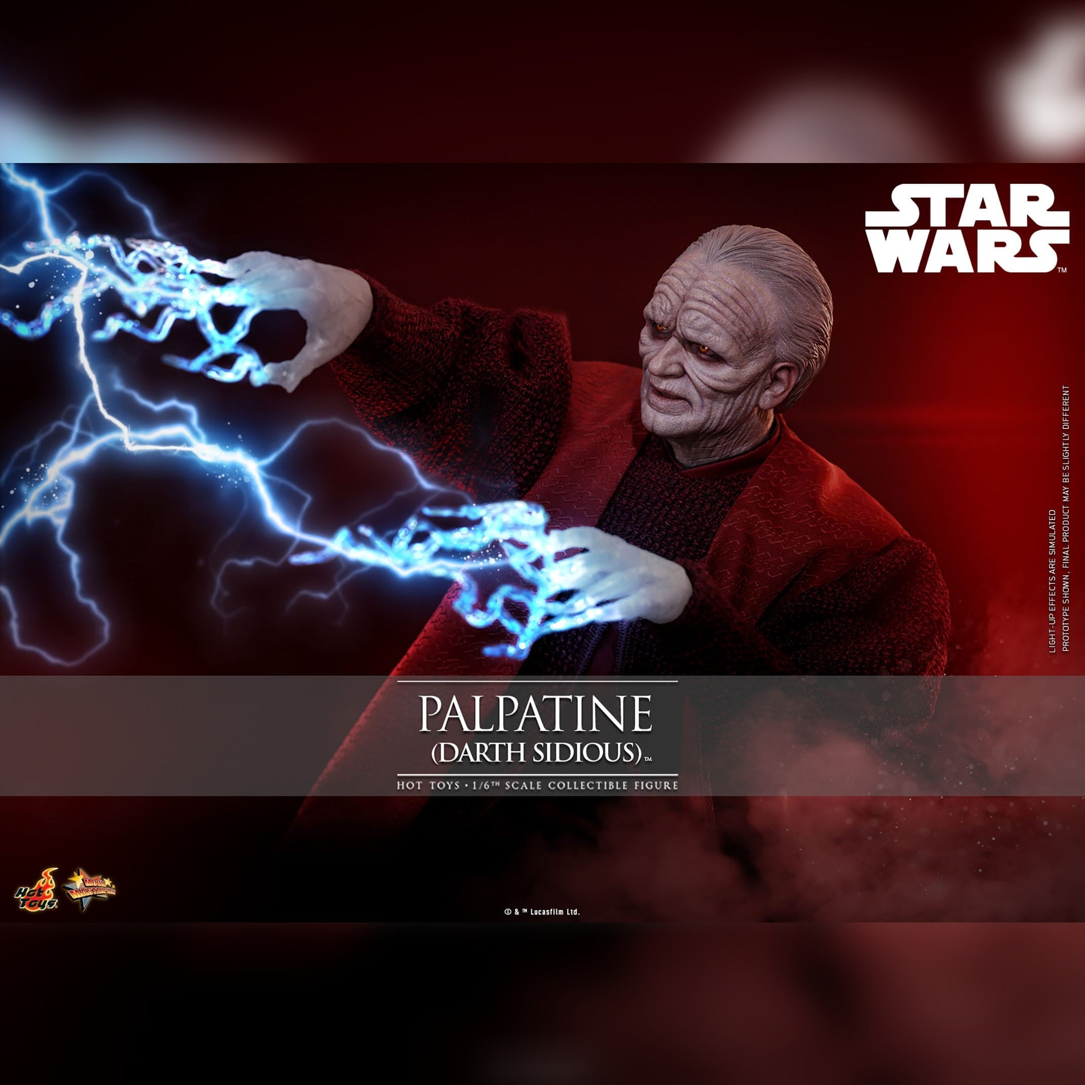 Star Wars: Episode III: Palpatine (Darth Sidious) 1/6th Scale Action Figure: Hot Toys Hot Toys