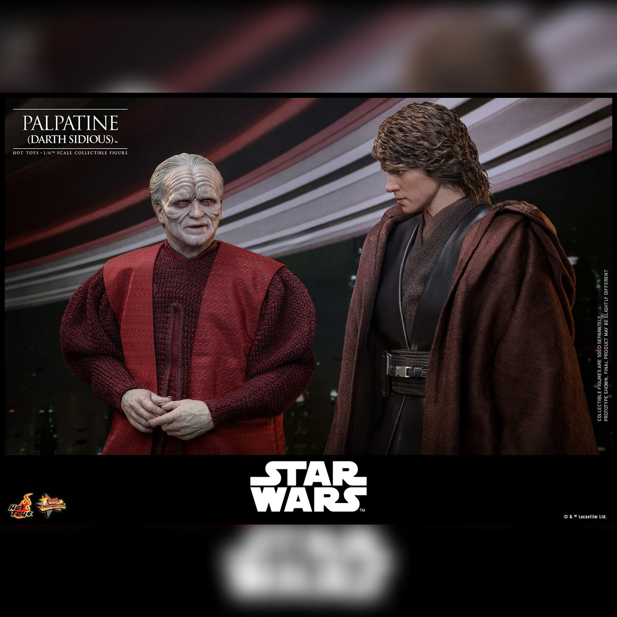 Star Wars: Episode III: Palpatine (Darth Sidious) 1/6th Scale Action Figure: Hot Toys Hot Toys