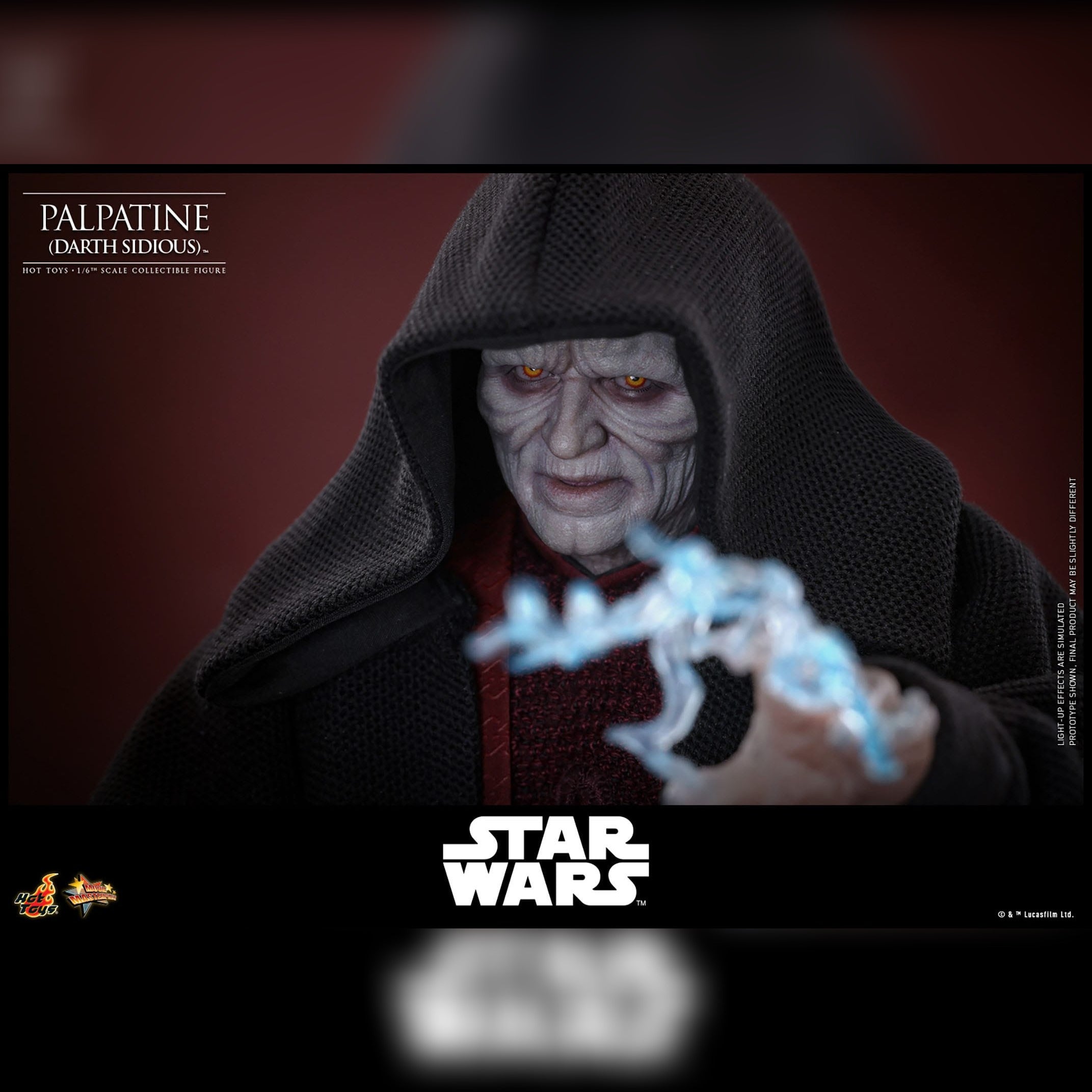 Star Wars: Episode III: Palpatine (Darth Sidious) 1/6th Scale Action Figure: Hot Toys Hot Toys