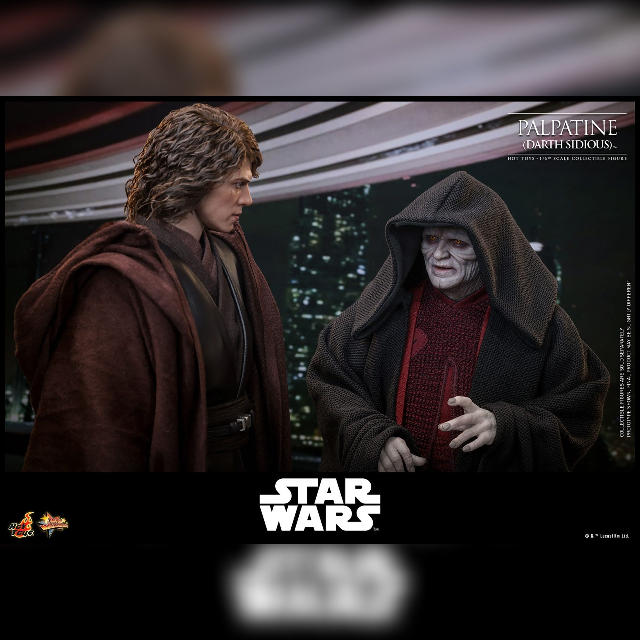 Star Wars: Episode III: Palpatine (Darth Sidious) 1/6th Scale Action Figure: Hot Toys Hot Toys