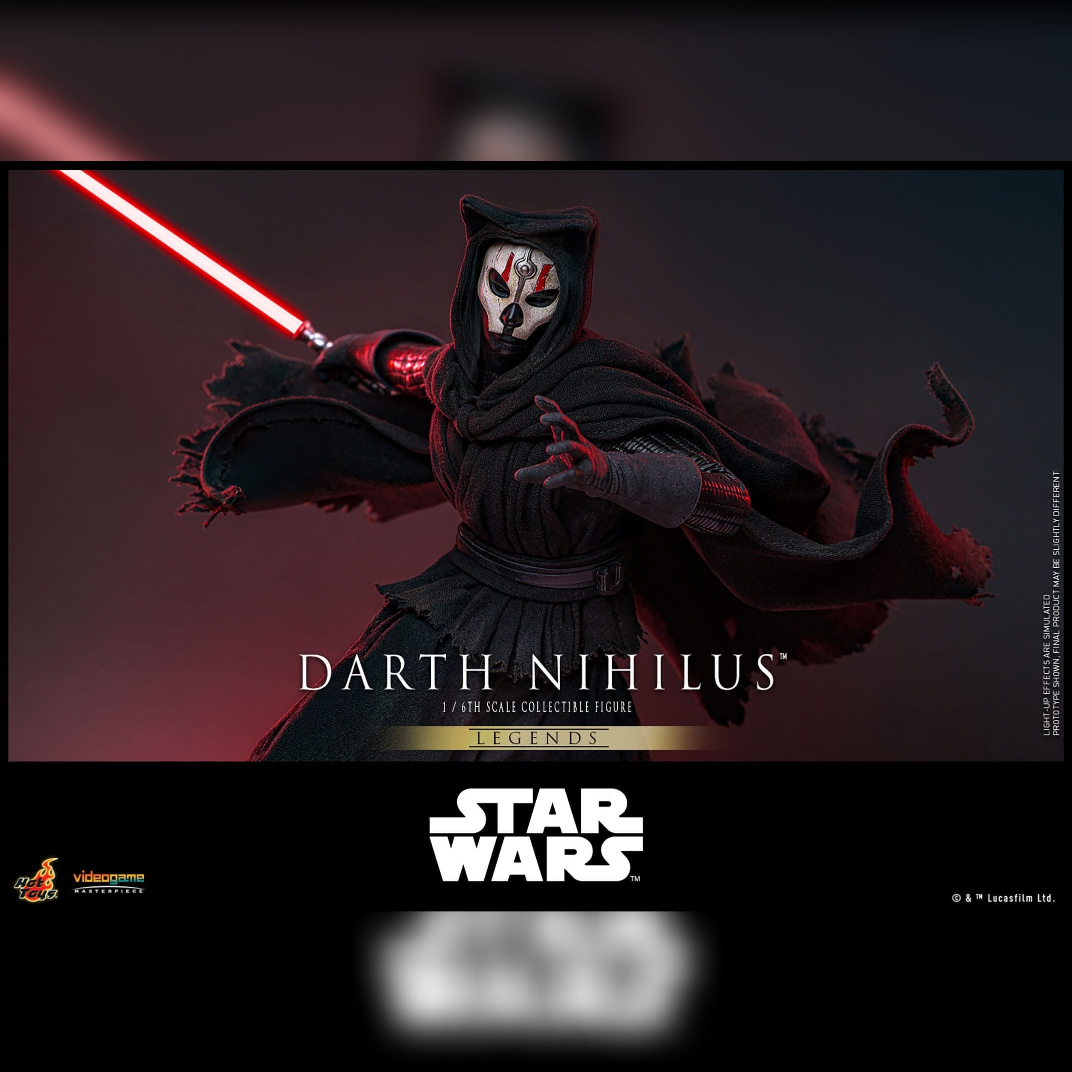 Star Wars: Knights of the Old Republic: Darth Nihilus: 1/6th Action Figure: Hot Toys Hot Toys