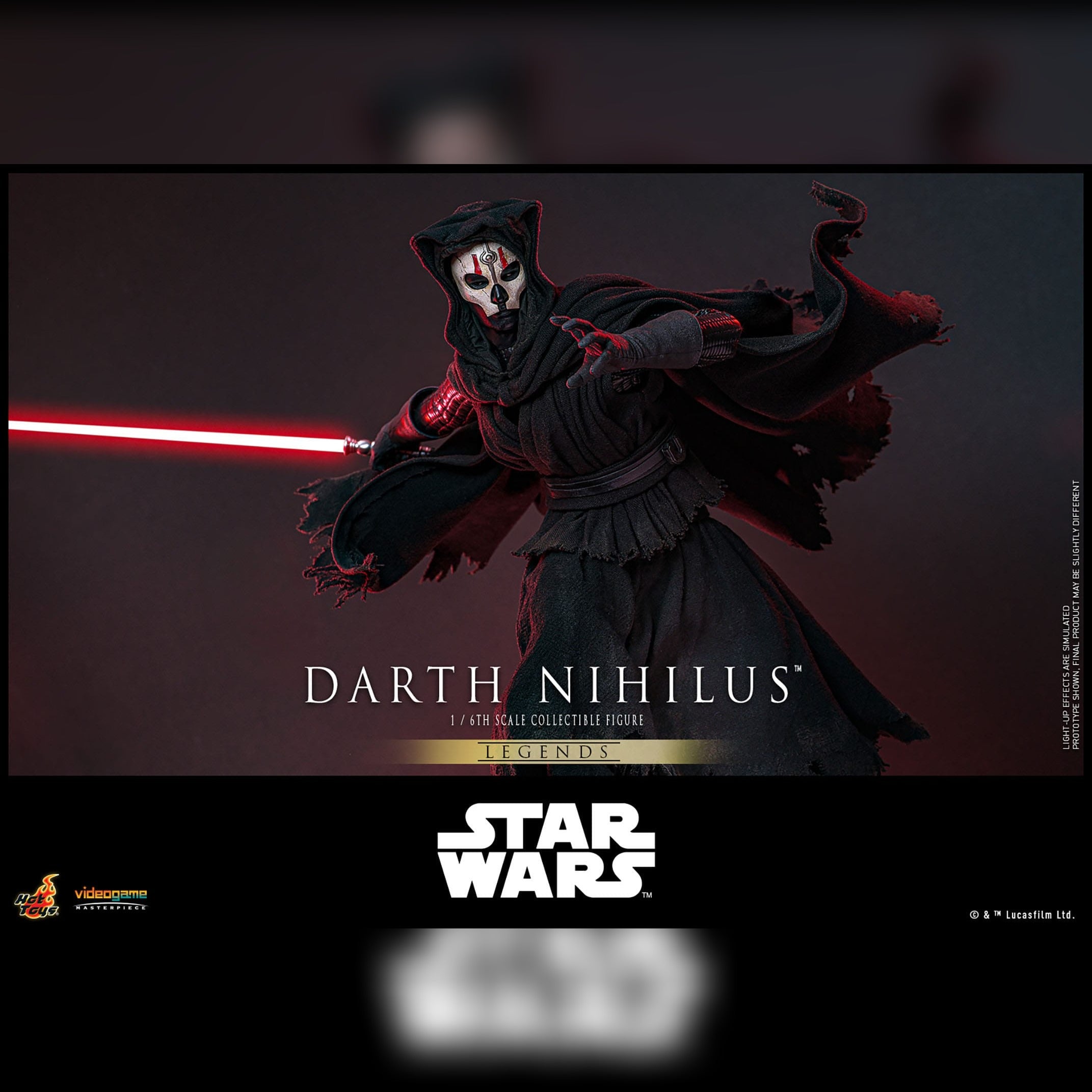 Star Wars: Knights of the Old Republic: Darth Nihilus: 1/6th Action Figure: Hot Toys Hot Toys