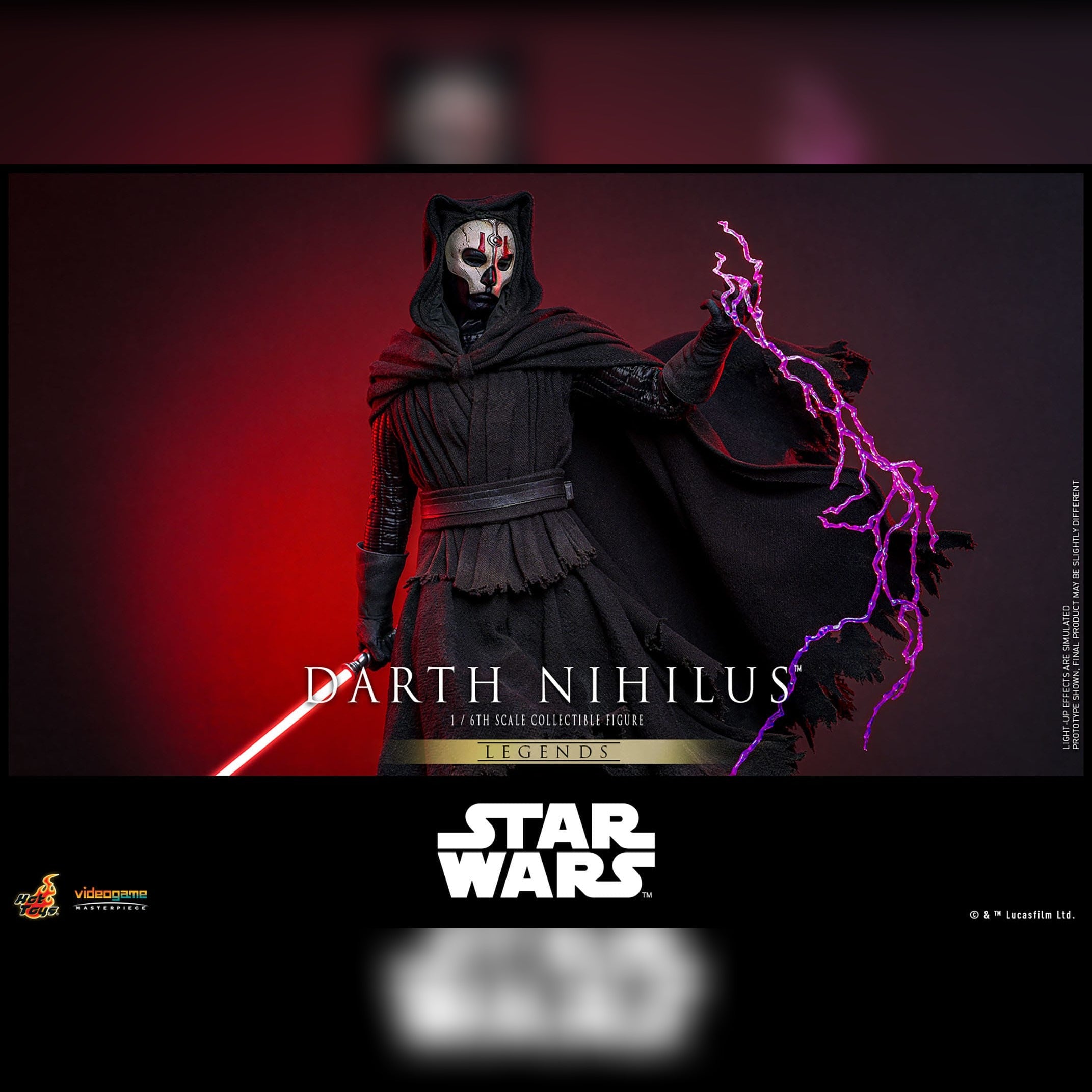 Star Wars: Knights of the Old Republic: Darth Nihilus: 1/6th Action Figure: Hot Toys Hot Toys