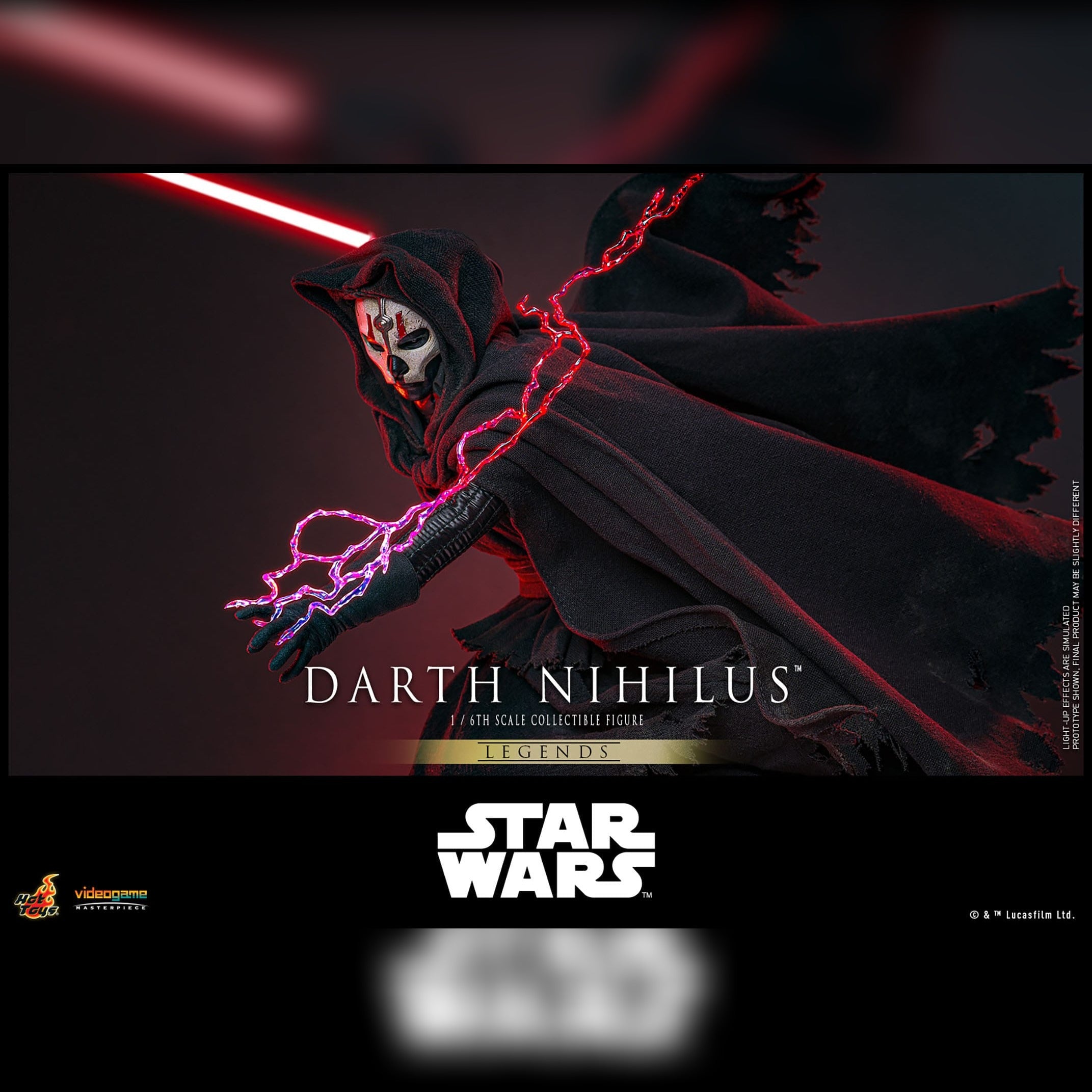 Star Wars: Knights of the Old Republic: Darth Nihilus: 1/6th Action Figure: Hot Toys Hot Toys