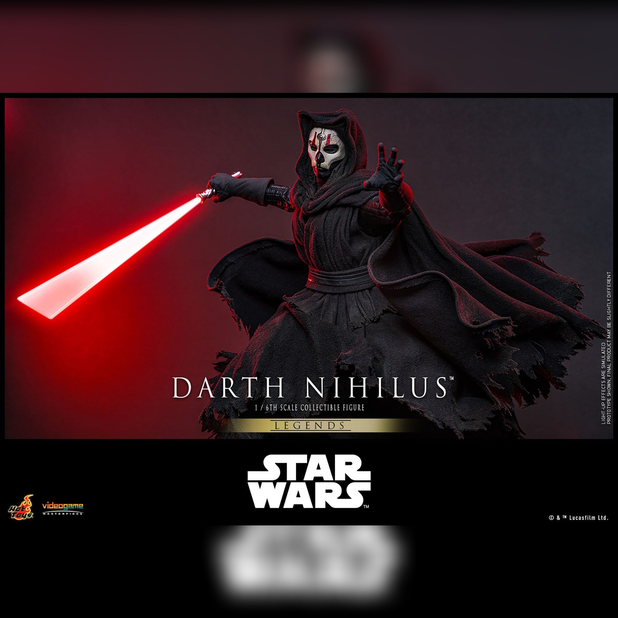 Star Wars: Knights of the Old Republic: Darth Nihilus: 1/6th Action Figure: Hot Toys Hot Toys
