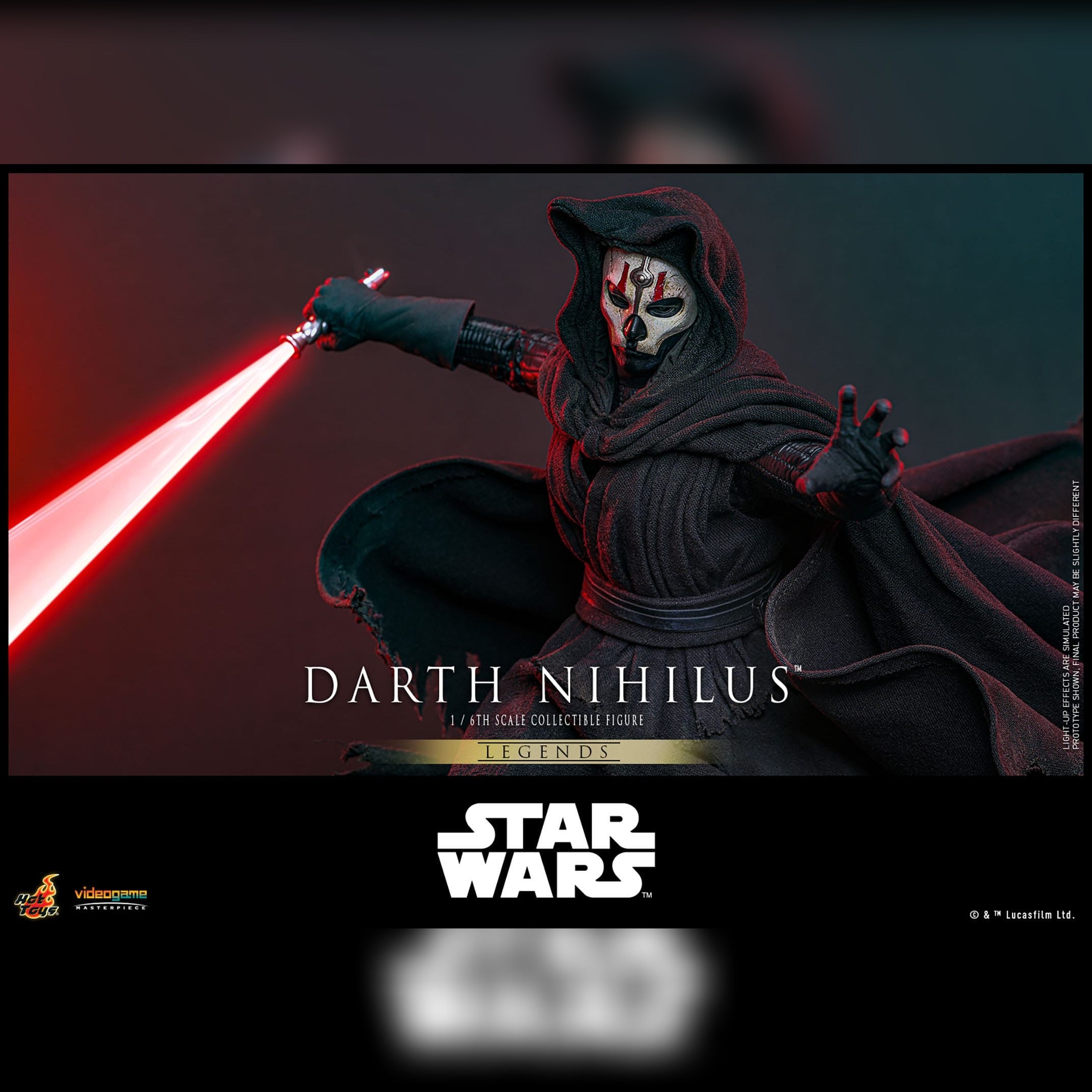 Star Wars: Knights of the Old Republic: Darth Nihilus: 1/6th Action Figure: Hot Toys Hot Toys