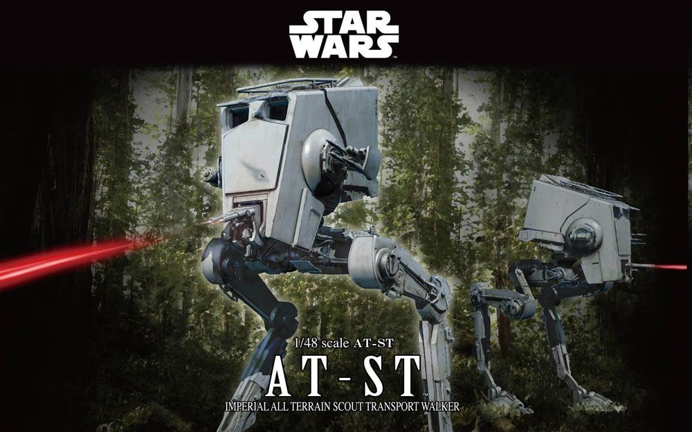 Star Wars Plastic Model Kit 1/48 AT-ST - Bandai Star Wars Model Kits