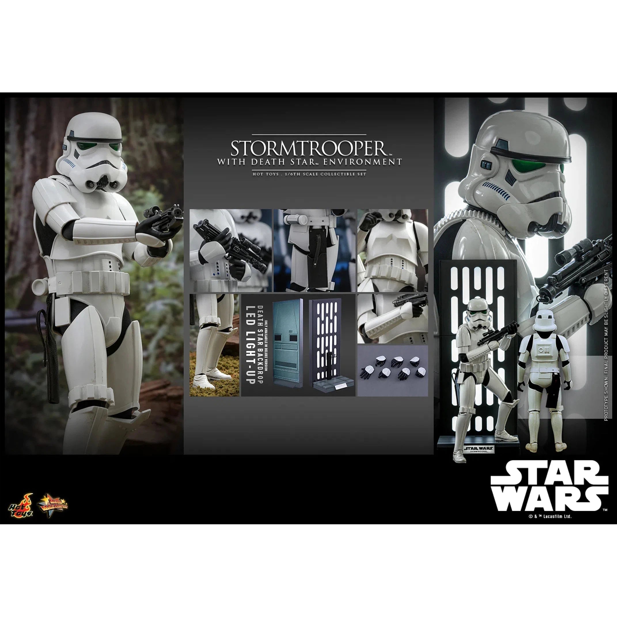 Star Wars: Stromtrooper with Death Star Enviroment: Sixth Scale Hot Toys
