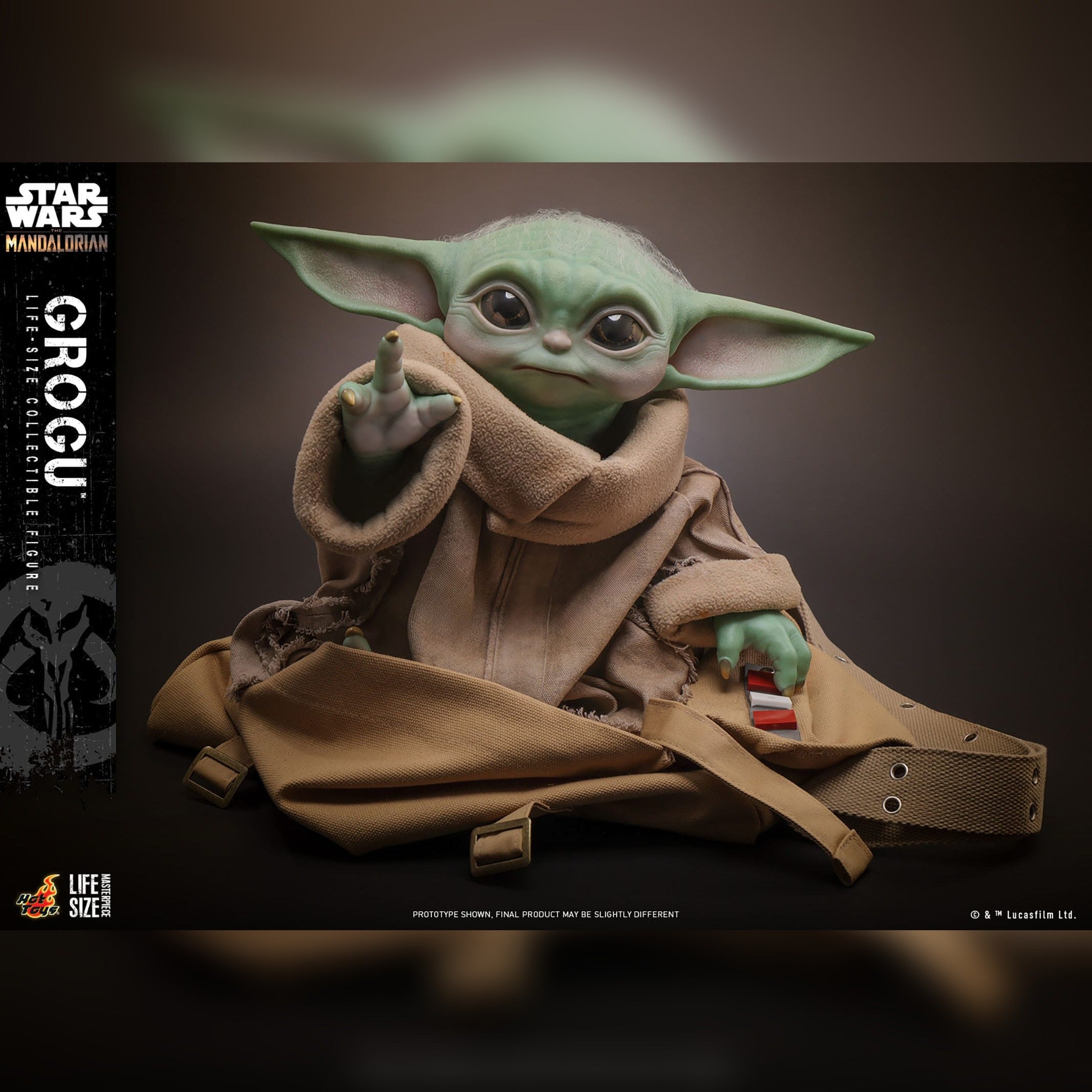 Star Wars: The Mandalorian: Grogu (Life Size): Action Figure: Hot Toys Hot Toys