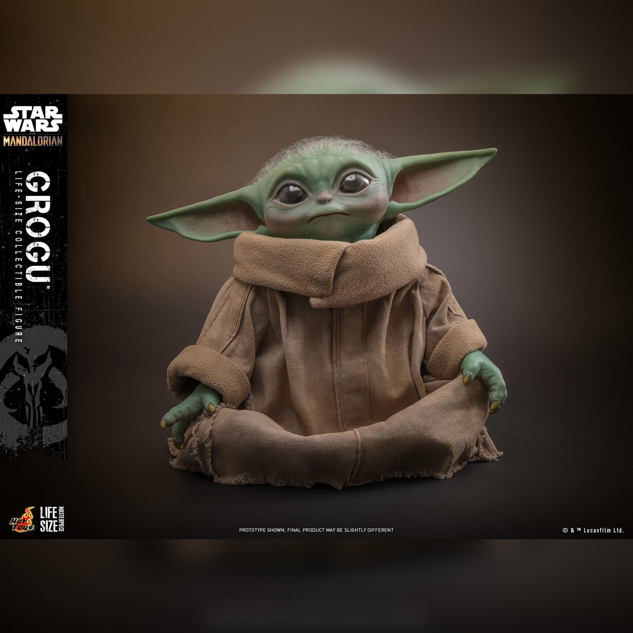 Star Wars: The Mandalorian: Grogu (Life Size): Action Figure: Hot Toys Hot Toys