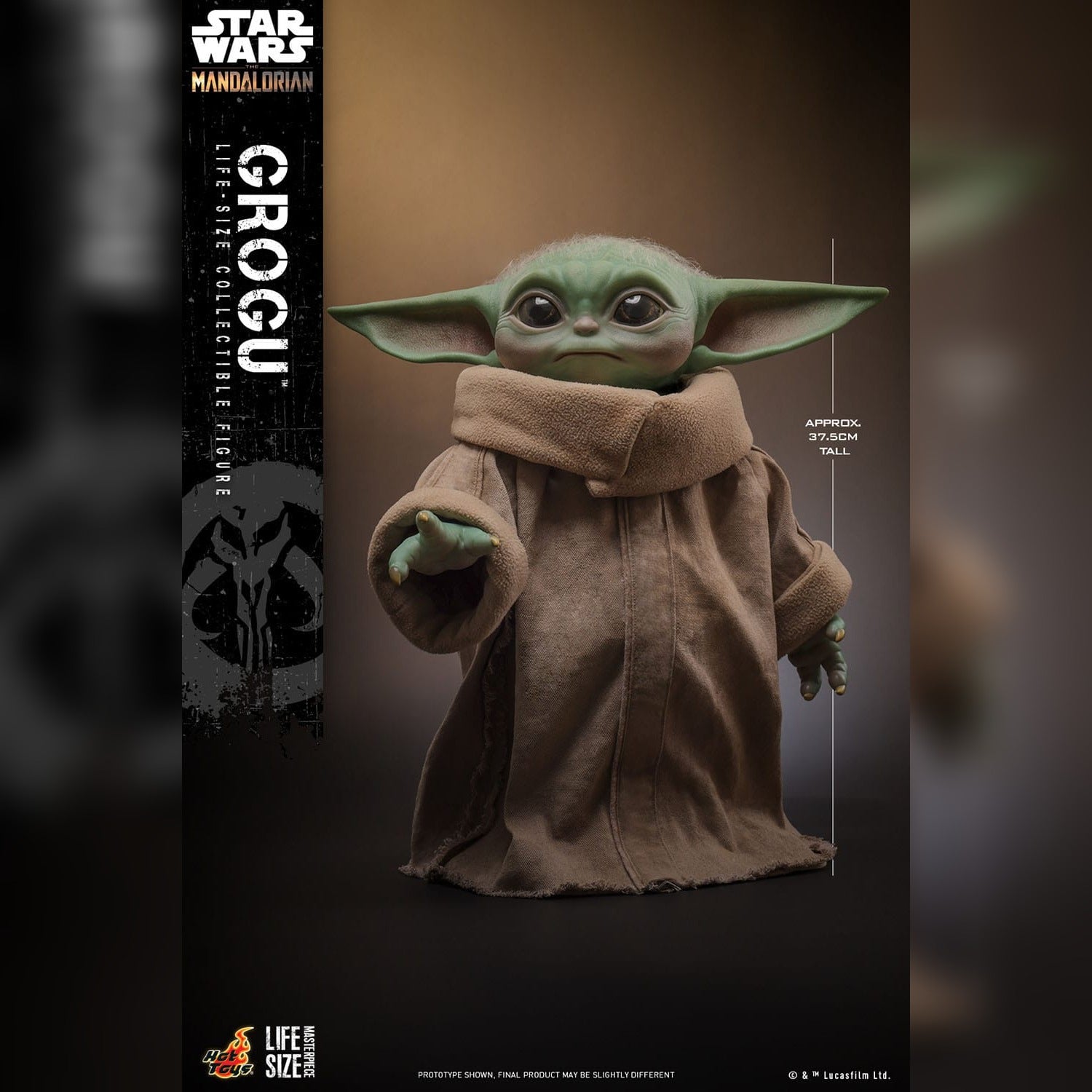 Star Wars: The Mandalorian: Grogu (Life Size): Action Figure: Hot Toys Hot Toys