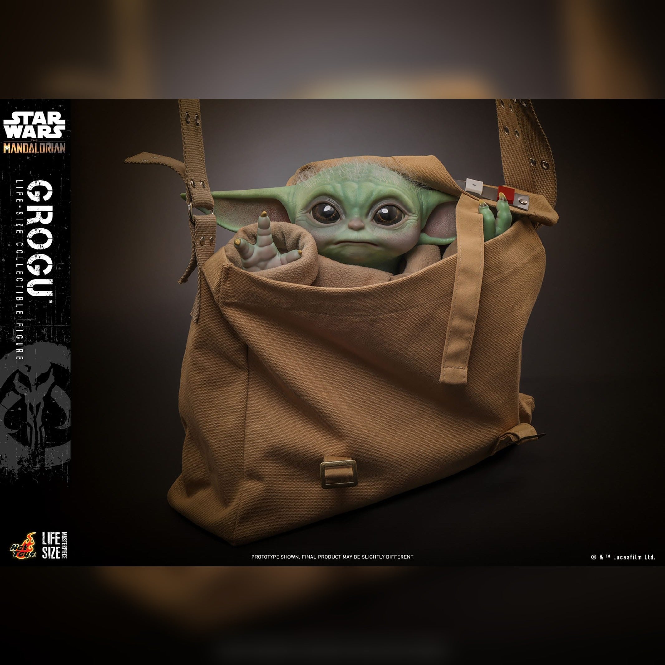 Star Wars: The Mandalorian: Grogu (Life Size): Action Figure: Hot Toys Hot Toys