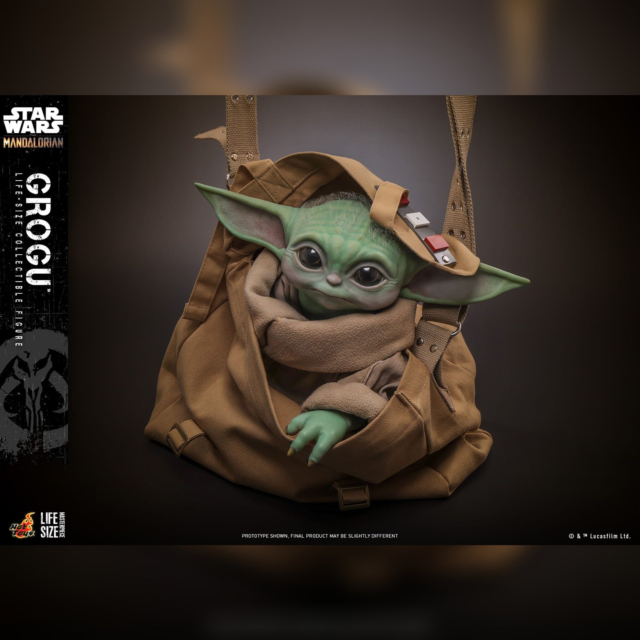 Star Wars: The Mandalorian: Grogu (Life Size): Action Figure: Hot Toys Hot Toys