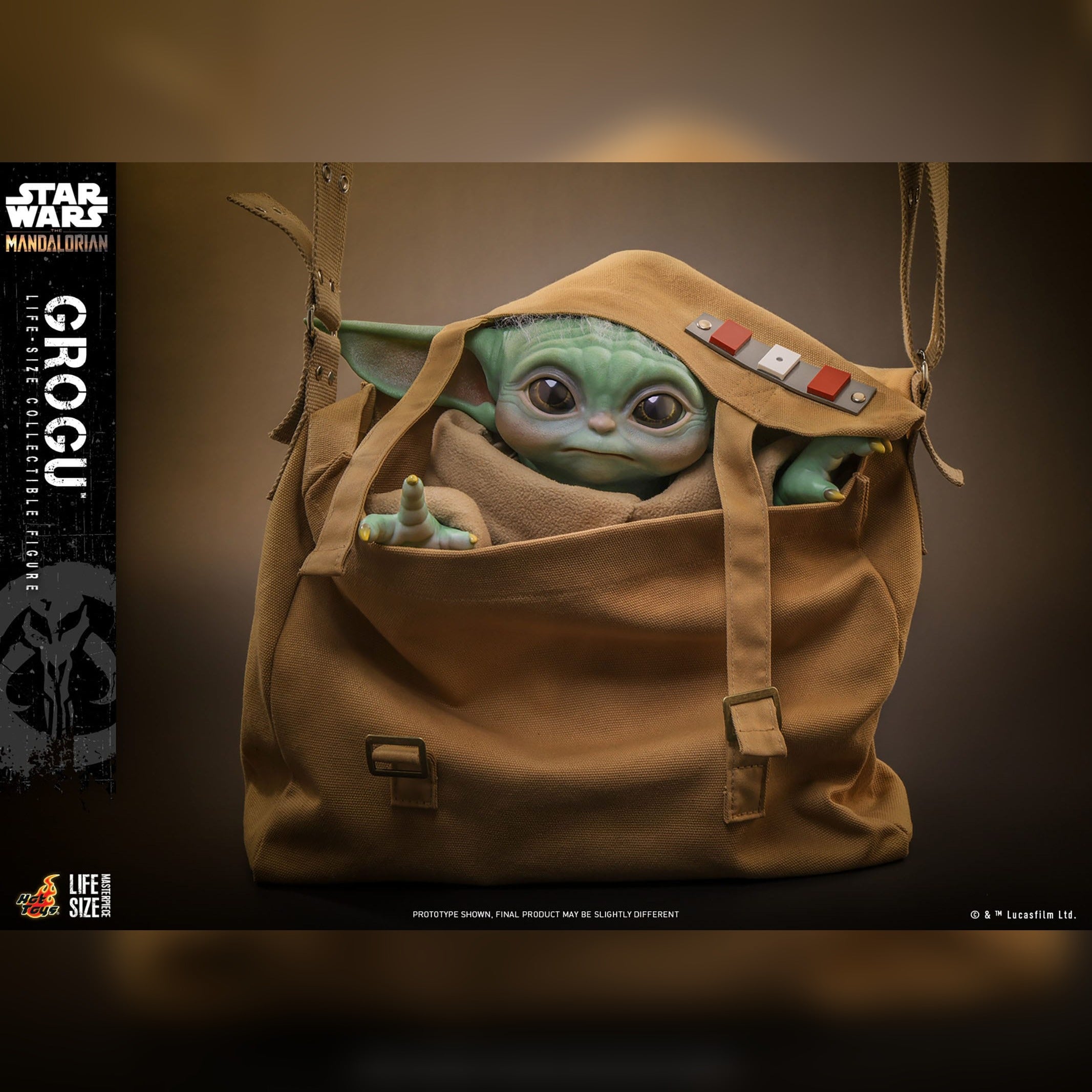 Star Wars: The Mandalorian: Grogu (Life Size): Action Figure: Hot Toys Hot Toys