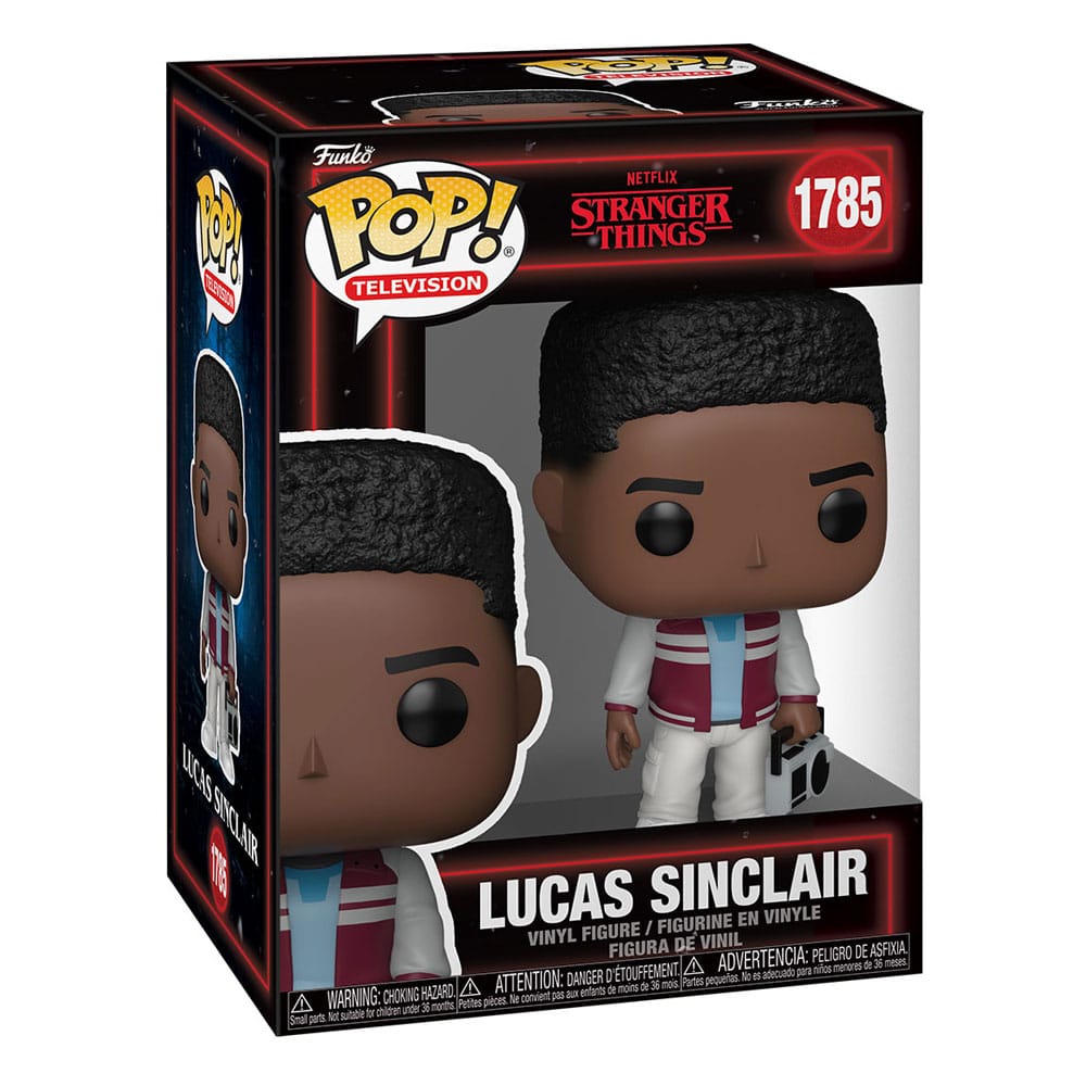 Stranger Things POP! Television Vinyl Figures Lucas Sinclair with Boombox - Funko POP! Figures
